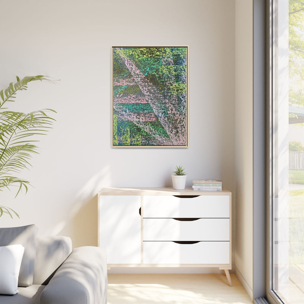 Stream Matte Canvas, Framed