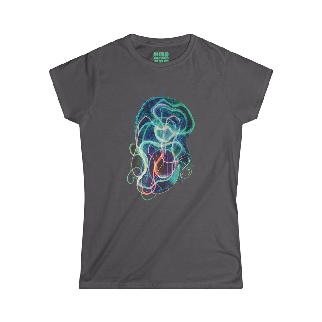 Davy Jones (Electric Teal) Women's Softstyle Tee