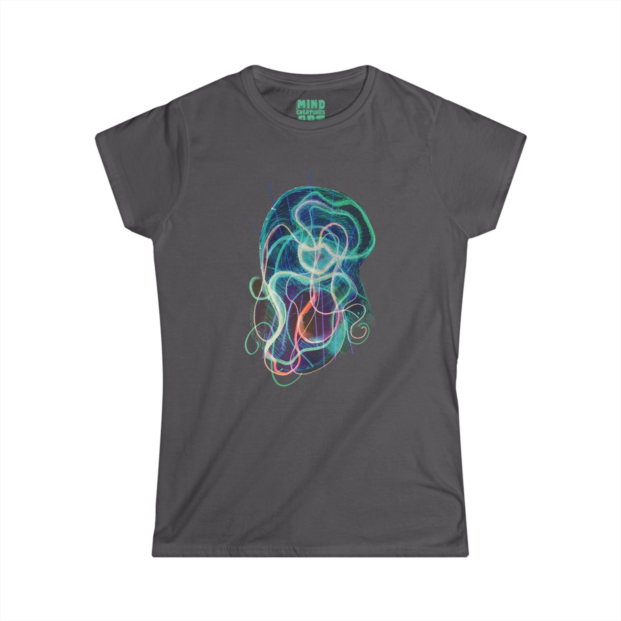 Davy Jones (Electric Teal) Women's Softstyle Tee