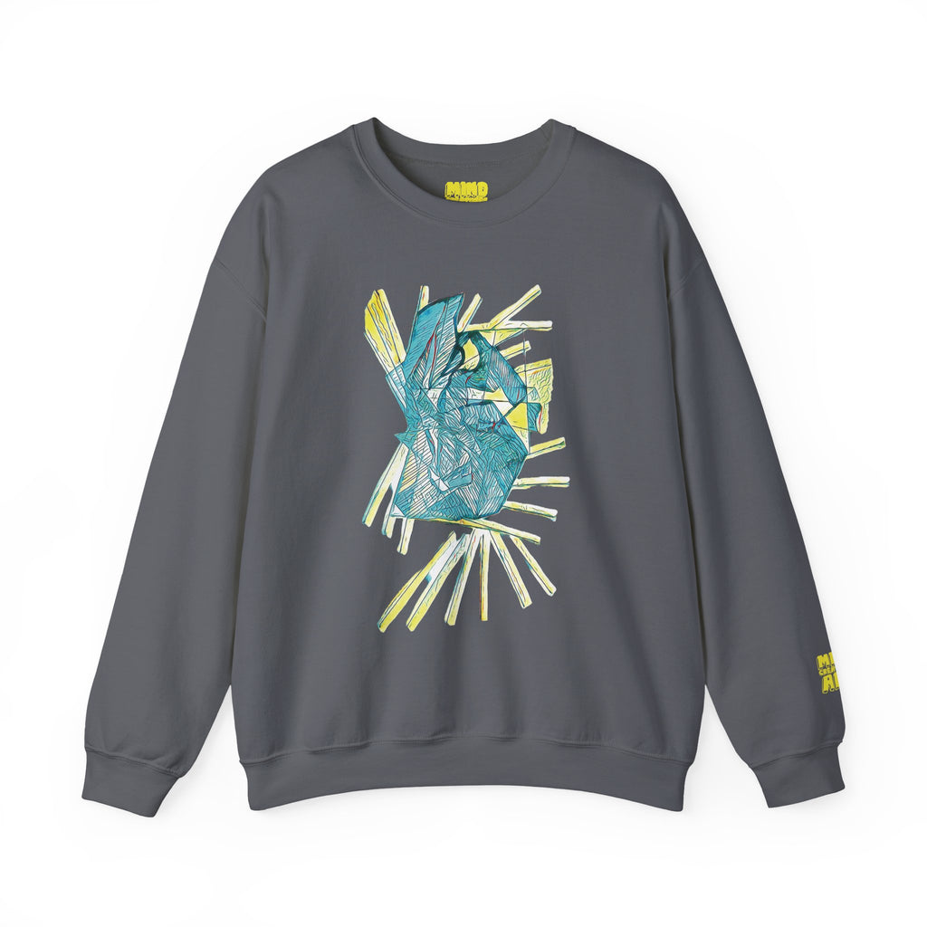 Lightspeed (Aqua) Unisex Heavy Blend™ Crewneck Sweatshirt