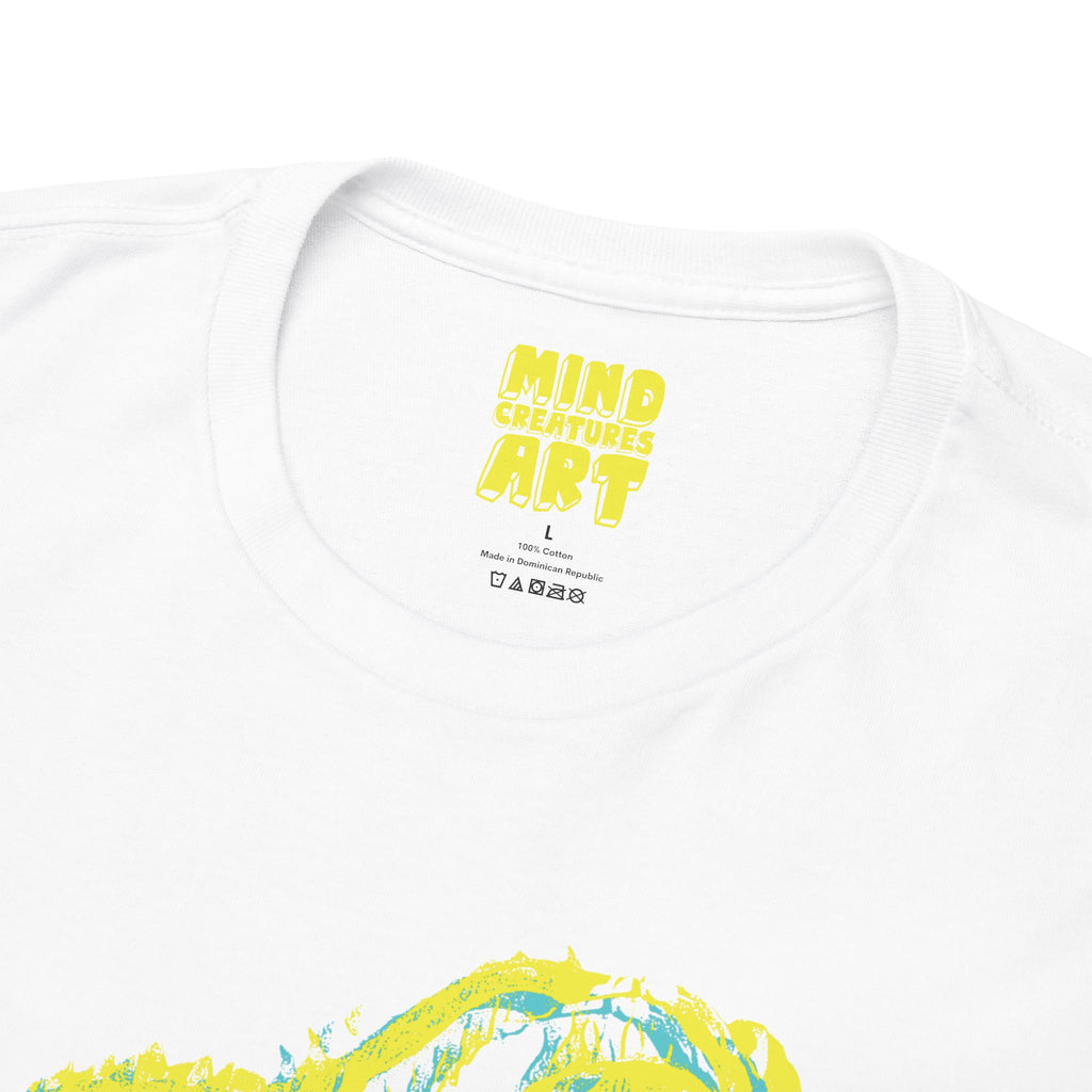 Exploration (Blur, Yellow & Blue) Unisex Heavy Cotton Tee