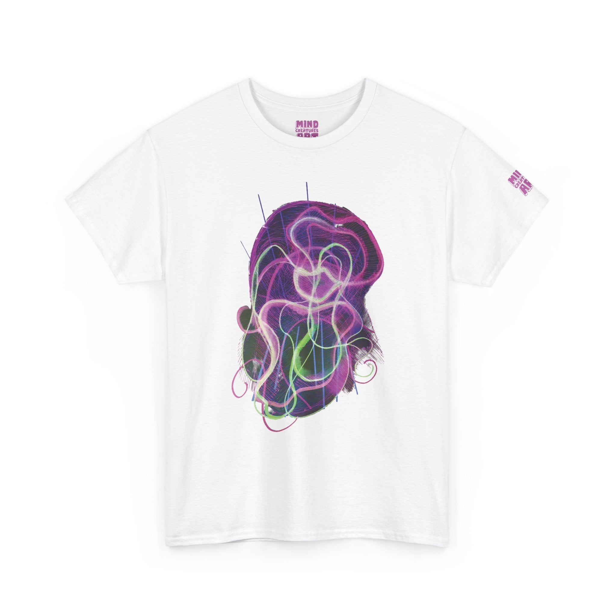 Davy Jones (Electric Purple) Unisex Heavy Cotton Tee