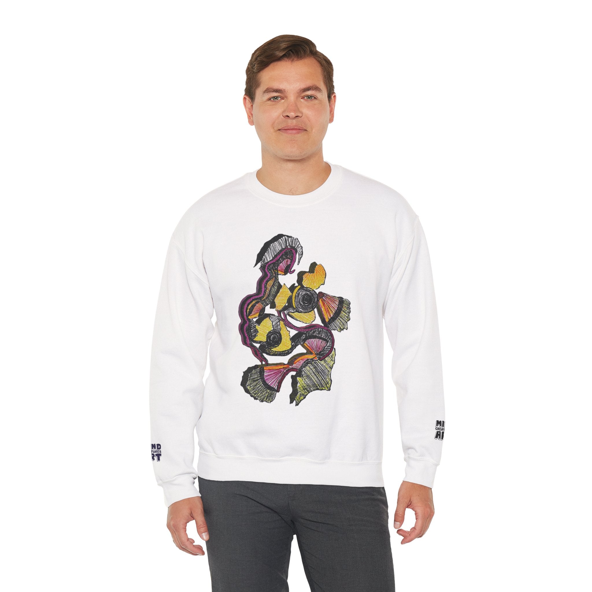 Crimson Teacher Unisex Heavy Blend™ Crewneck Sweatshirt