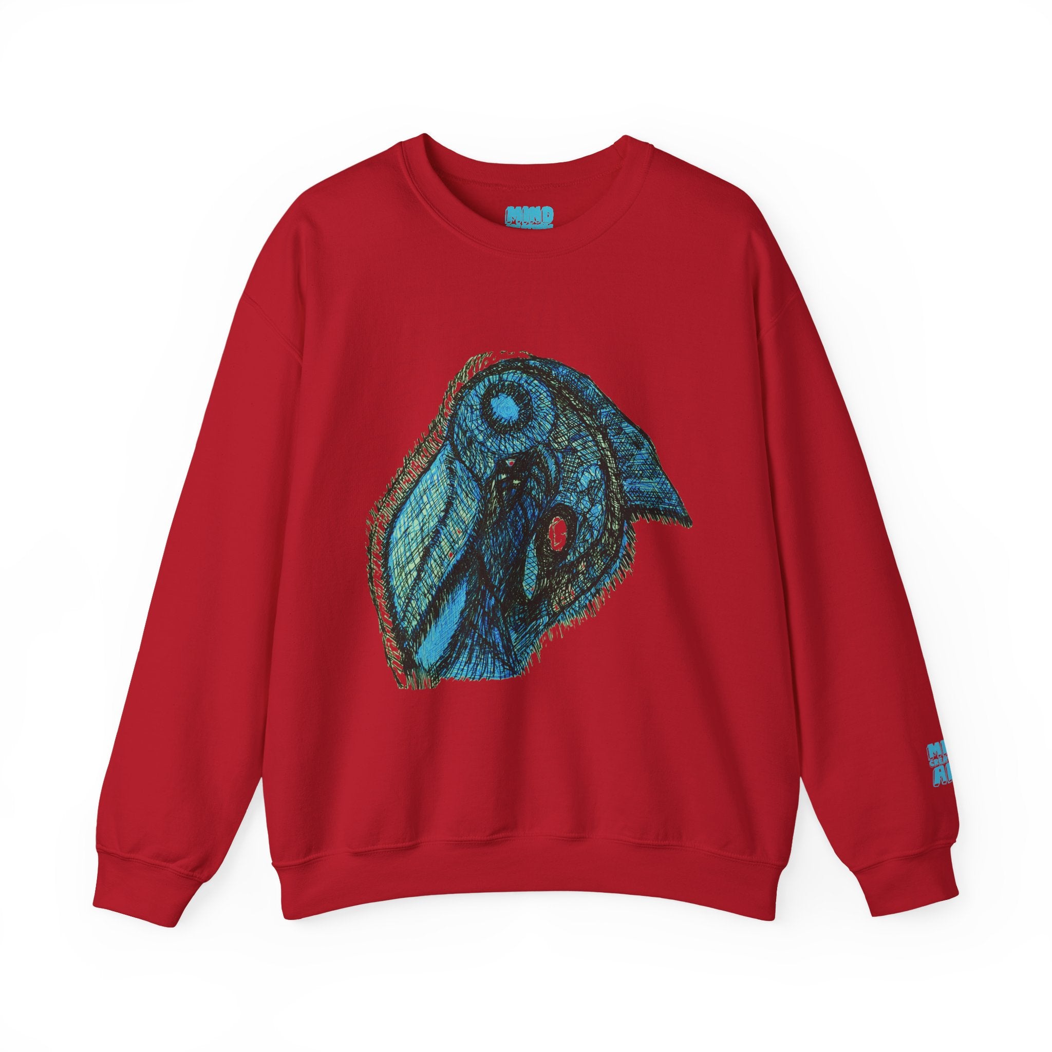 Who Are You? (Teal) Unisex Heavy Blend™ Crewneck Sweatshirt