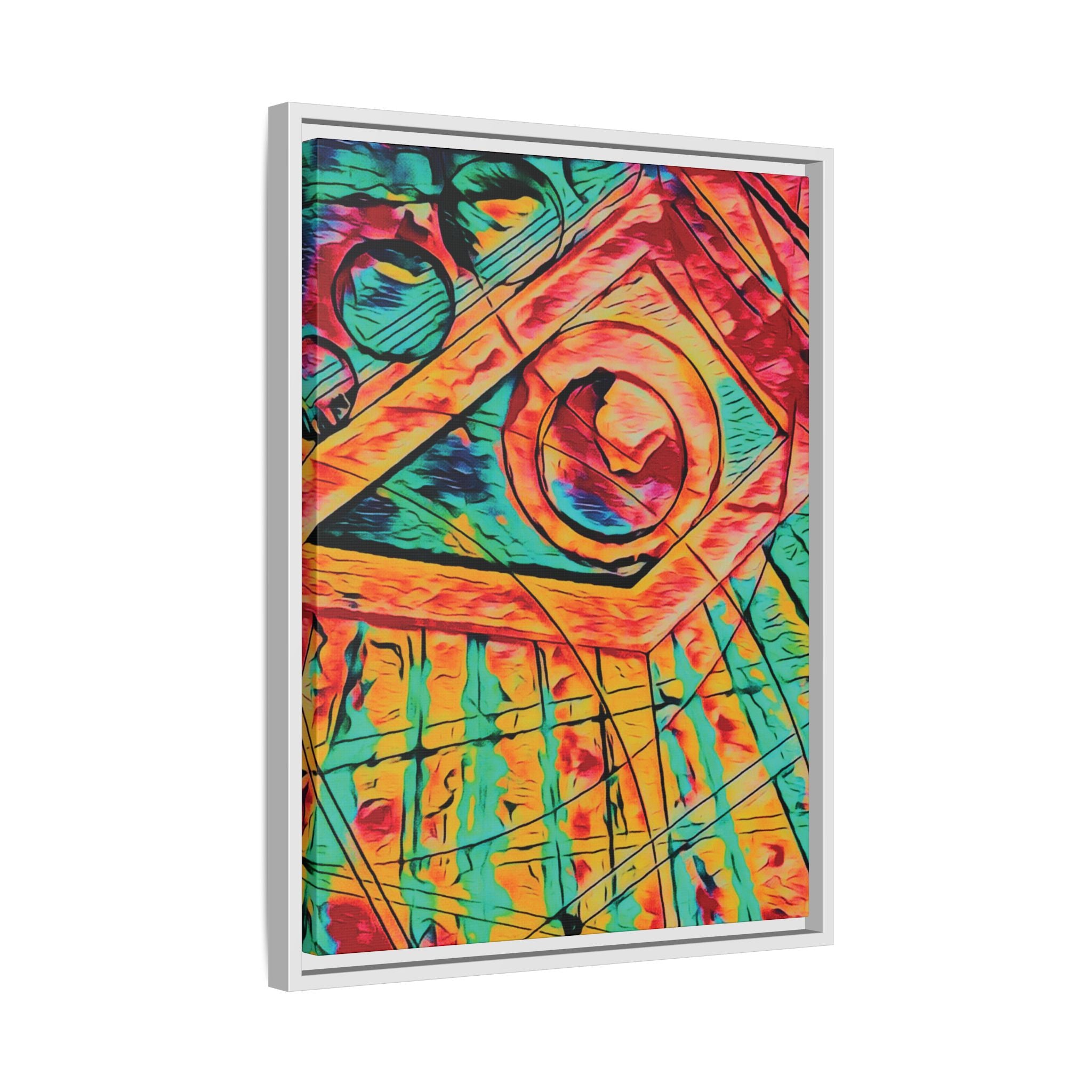 Love (Bright) Matte Canvas, Framed