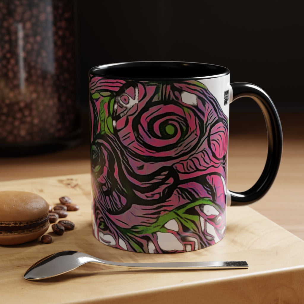 Vessel (Neon) Accent Coffee Mug (11oz, 15oz)