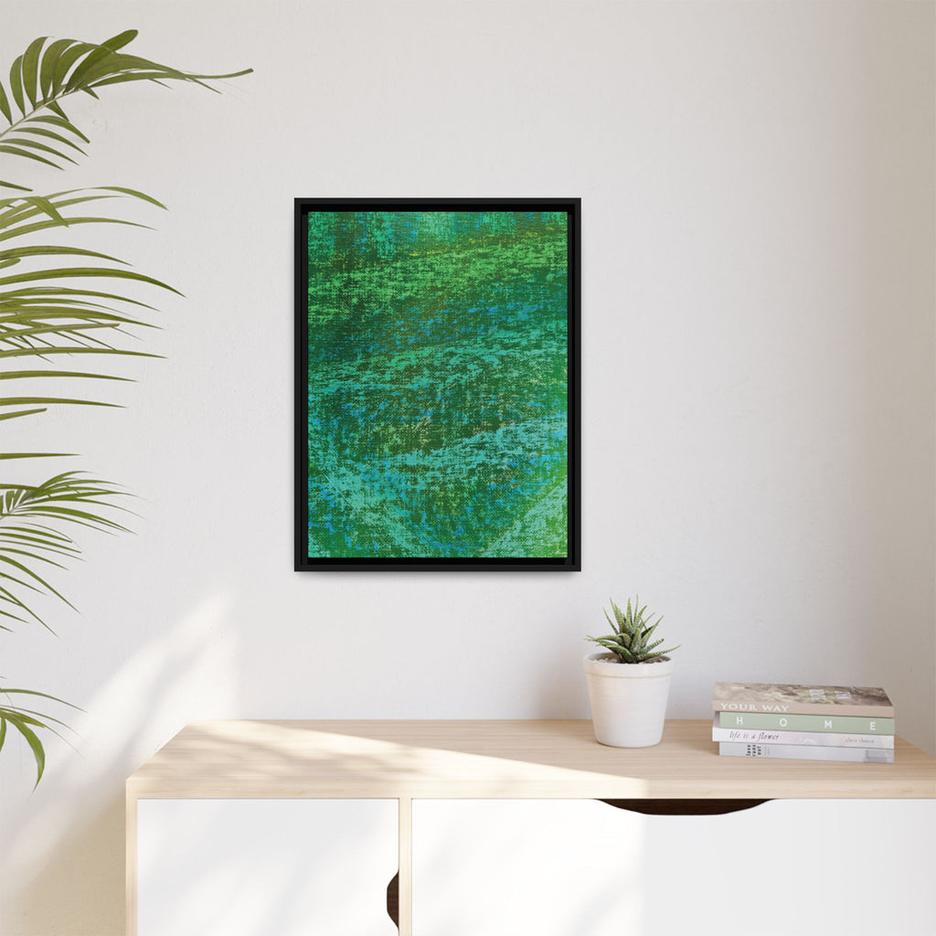 Lagoon (V2) Matte Canvas, Framed