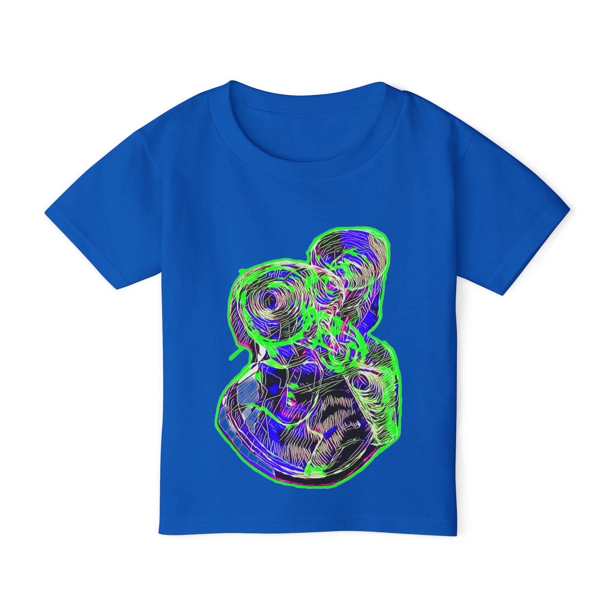 Curiosity (Green & Red) Heavy Cotton™ Toddler T-shirt