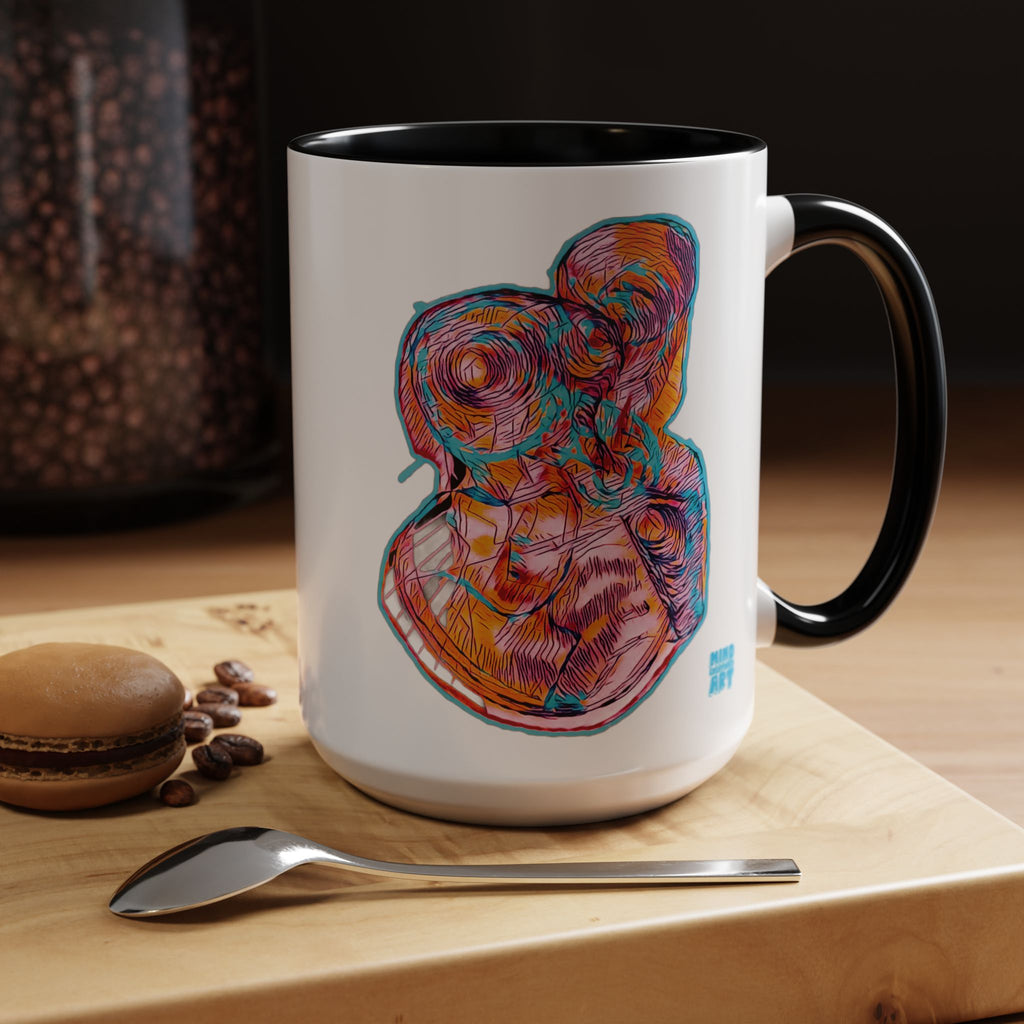 Curiosity (Pink) Accent Coffee Mug (11oz, 15oz)