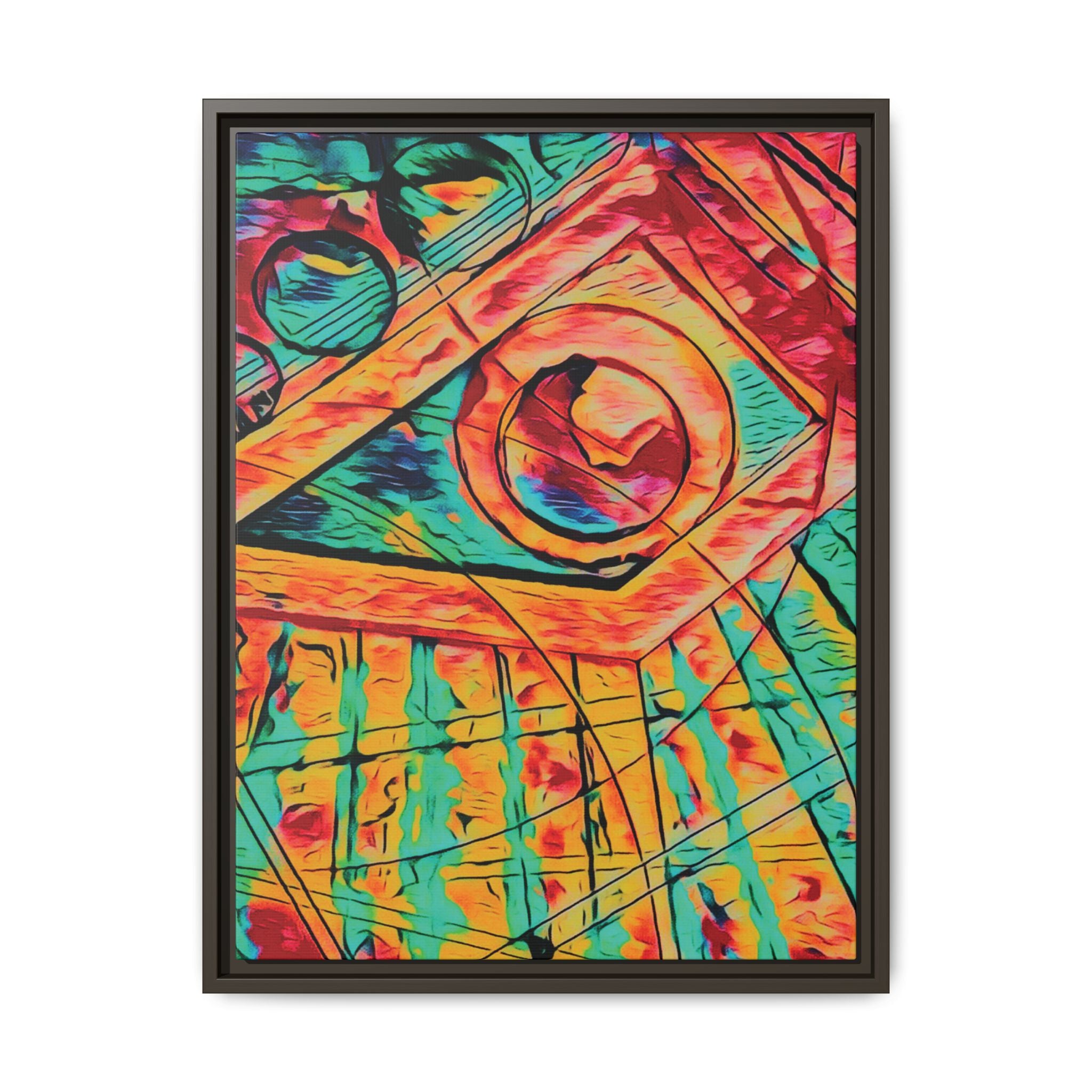 Love (Bright) Matte Canvas, Framed