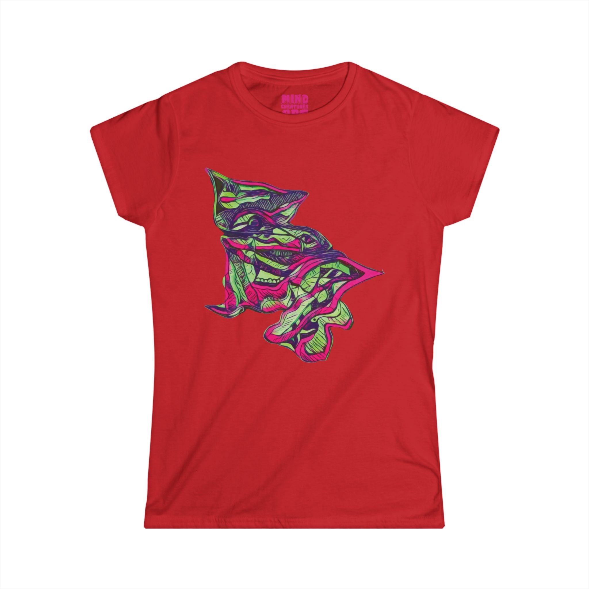 Cheshire (Pink & Green) Women's Softstyle Tee