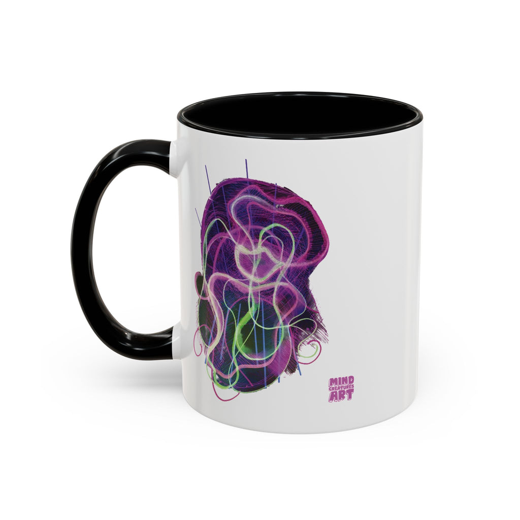 Davy Jones (Electric Purple) Accent Coffee Mug (11oz, 15oz)