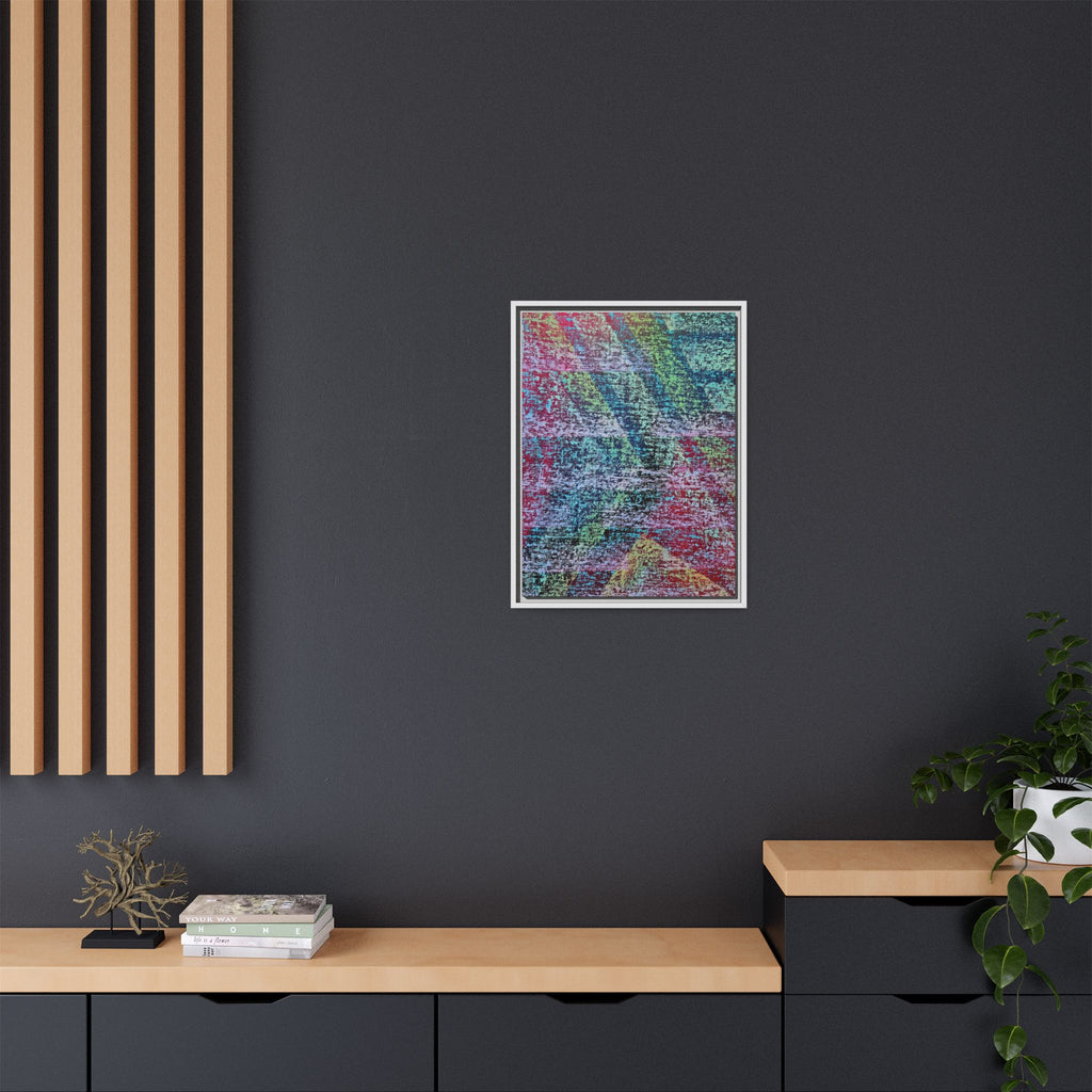 Elocution Matte Canvas, Framed