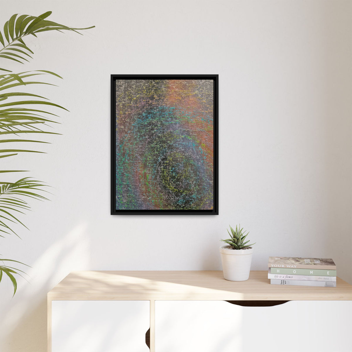 Iridescent Matte Canvas, Framed