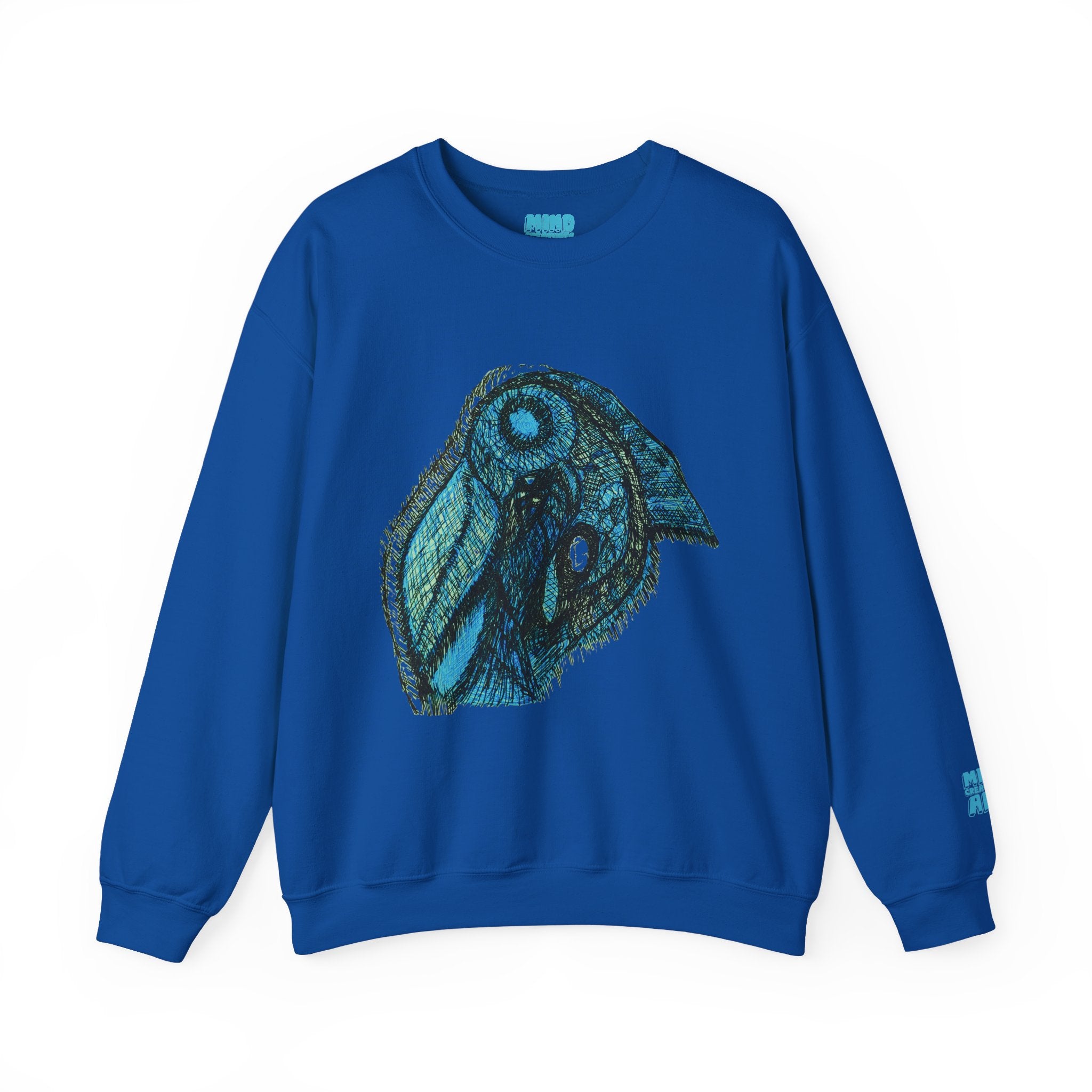 Who Are You? (Teal) Unisex Heavy Blend™ Crewneck Sweatshirt