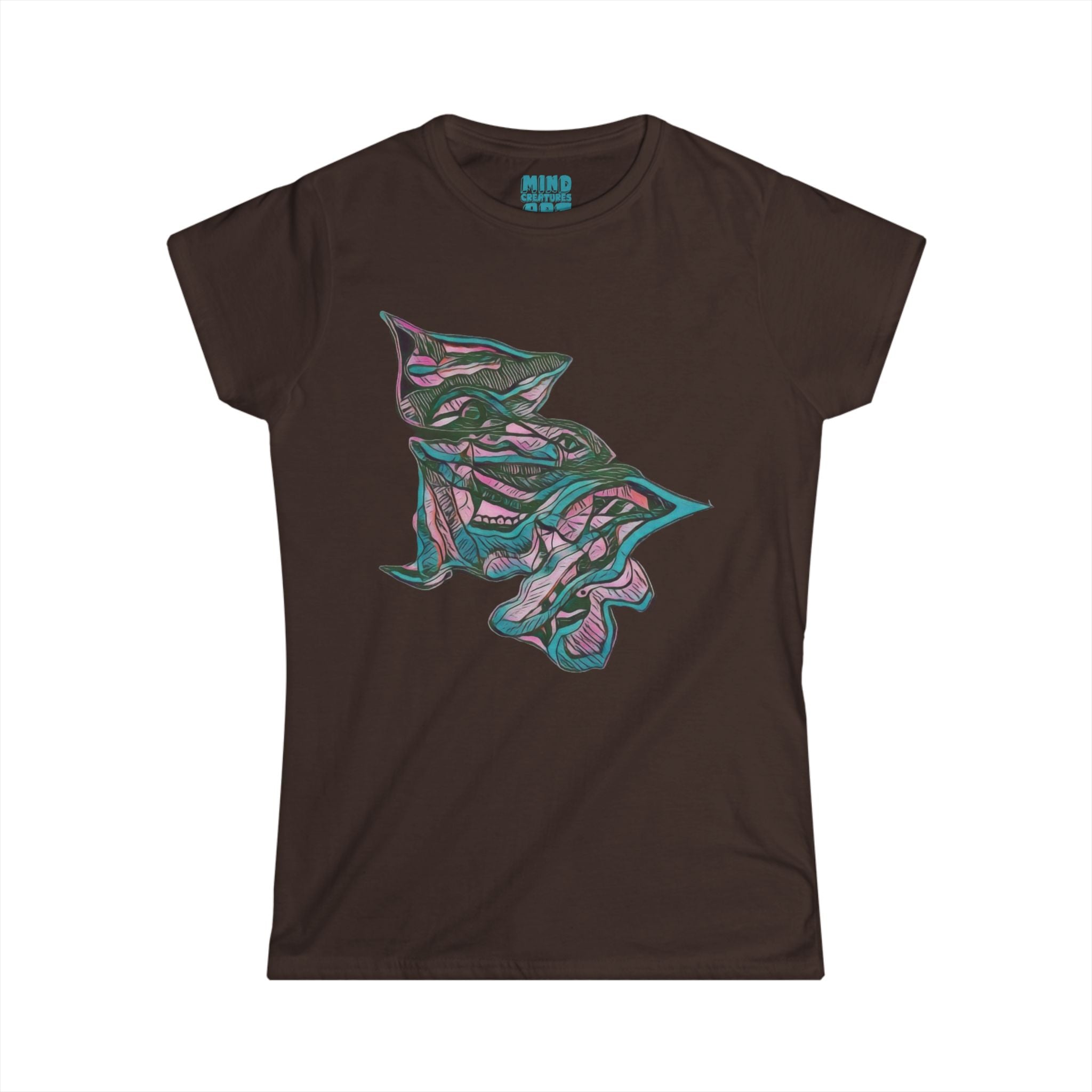 Cheshire (Pink & Teal) Women's Softstyle Tee