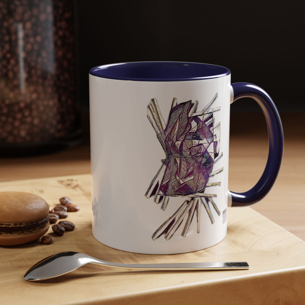 Lightspeed (Purple) Accent Coffee Mug (11oz, 15oz)