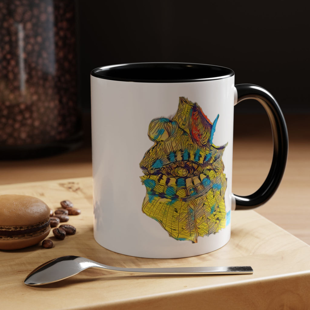 Hypnagogic (Neon) Accent Coffee Mug (11oz, 15oz)