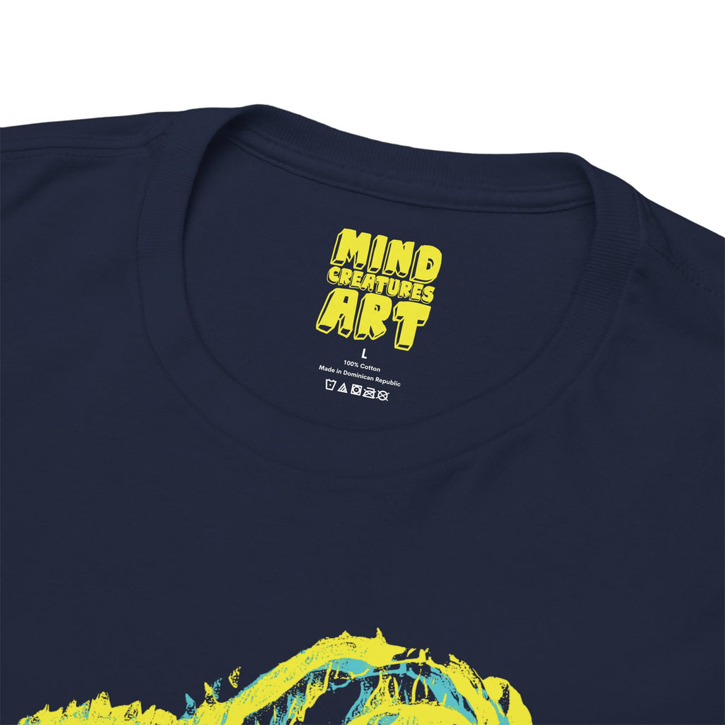 Exploration (Blur, Yellow & Blue) Unisex Heavy Cotton Tee