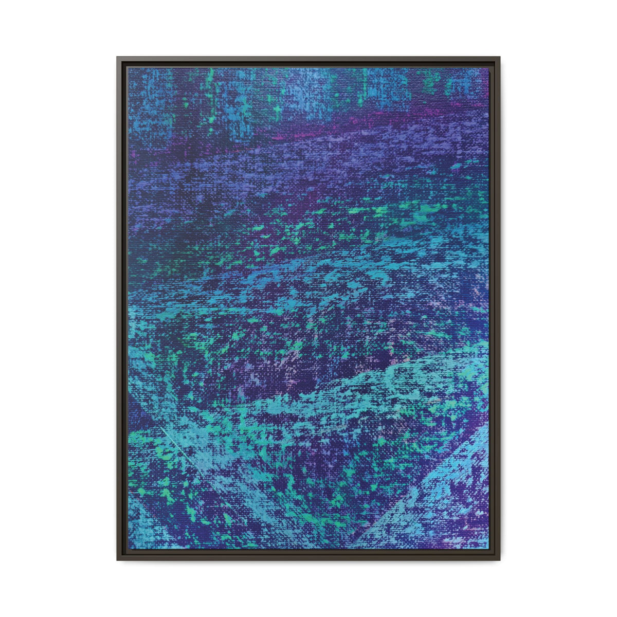 Lagoon Matte Canvas, Framed