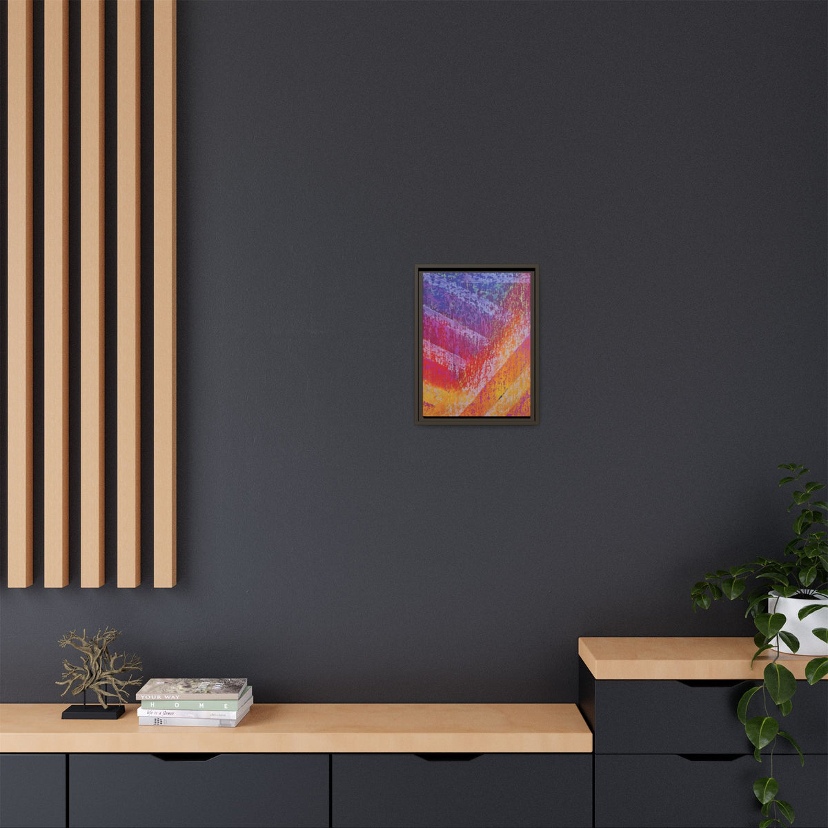 Structure Matte Canvas, Framed