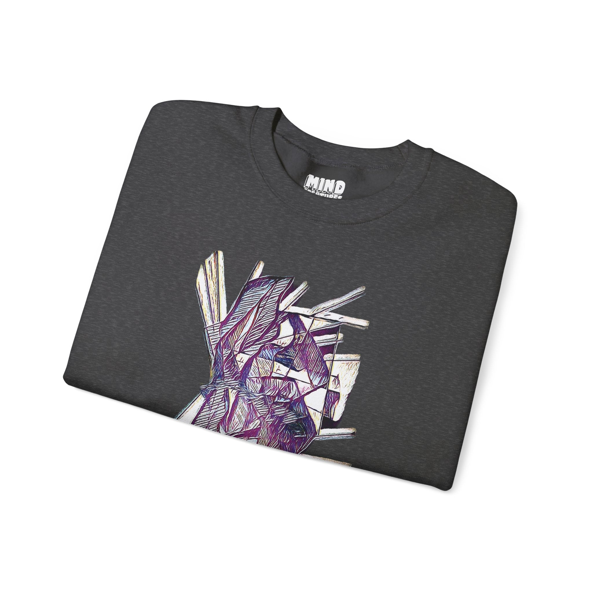 Lightspeed (Purple) Unisex Heavy Blend™ Crewneck Sweatshirt