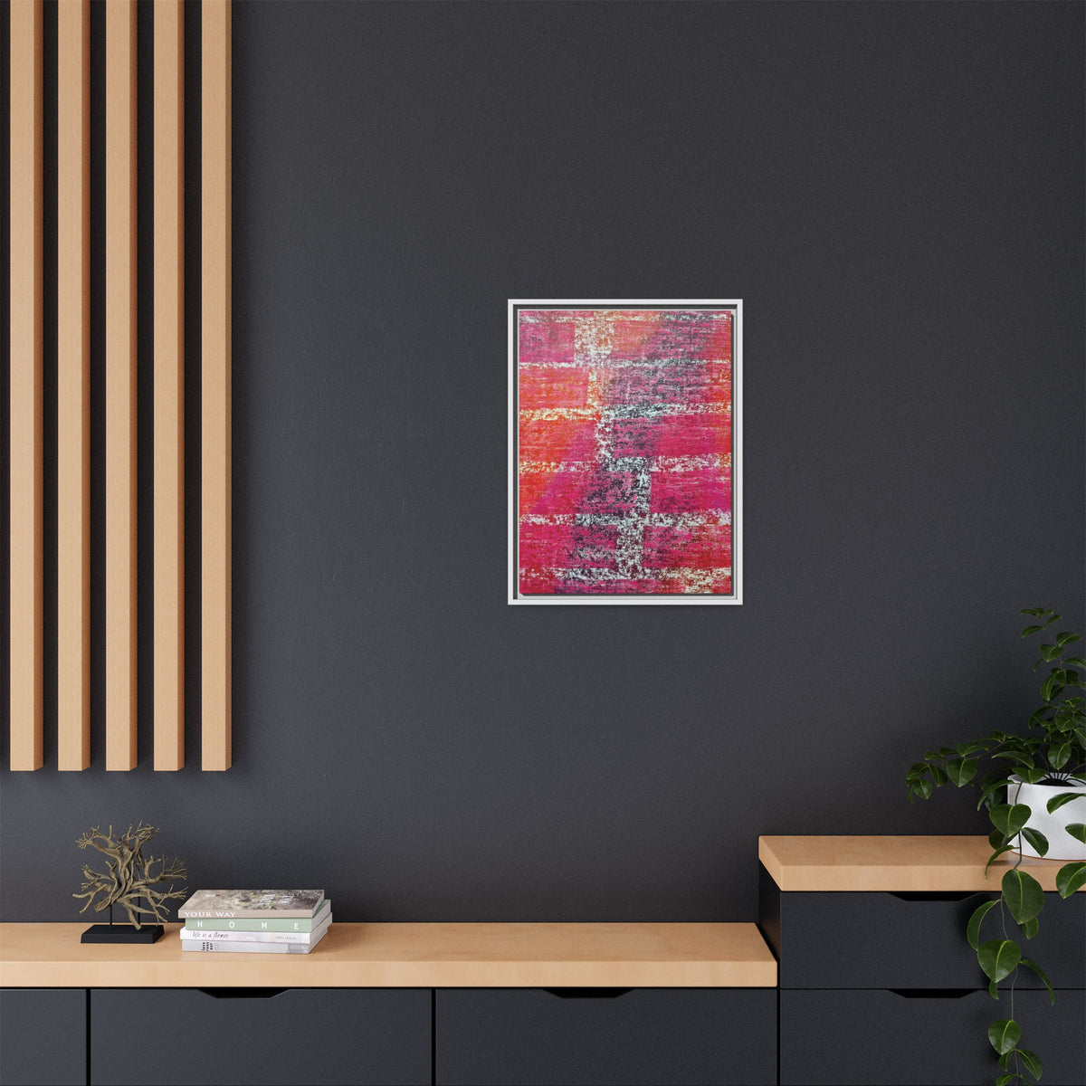 Experiment (V4) Matte Canvas, Framed