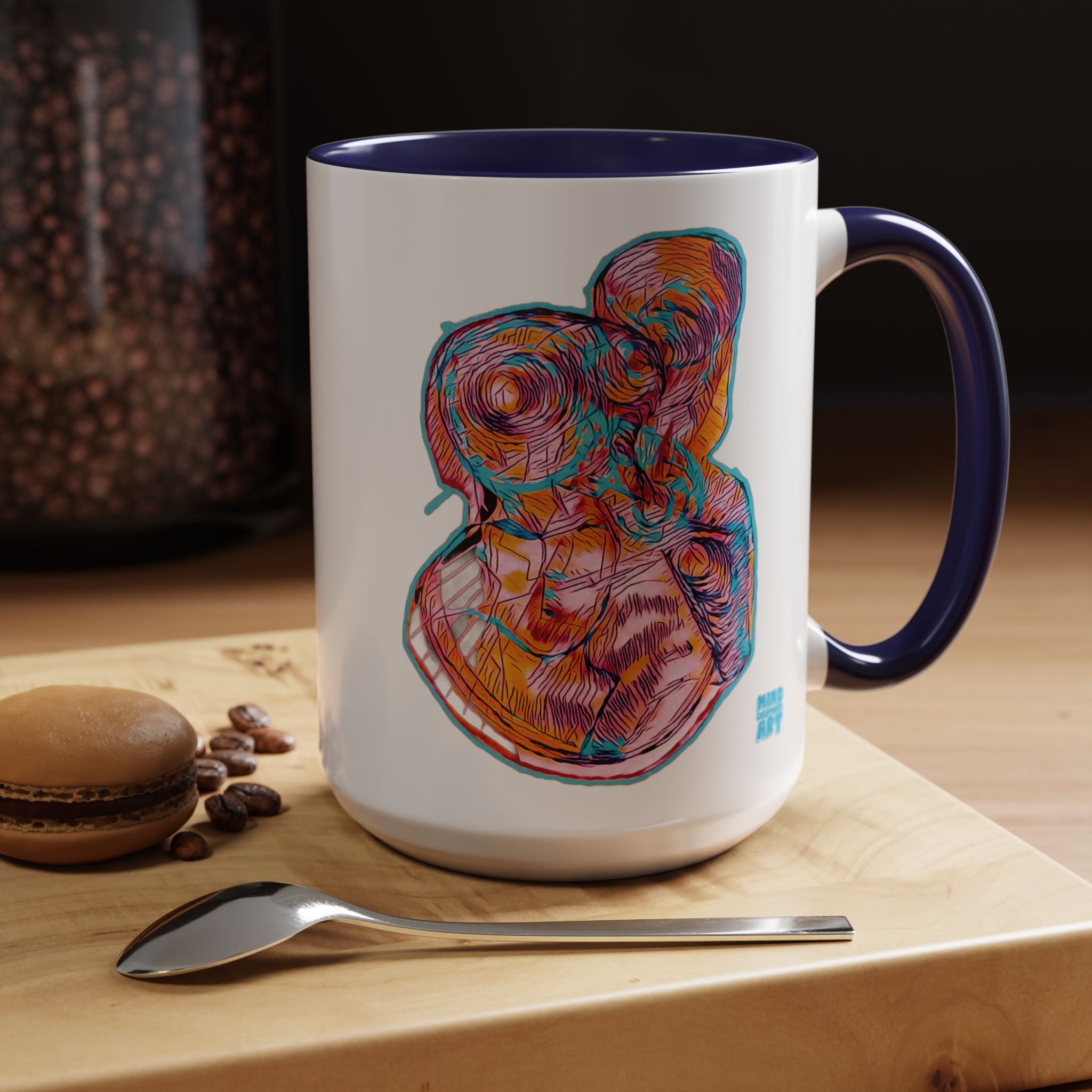 Curiosity (Pink) Accent Coffee Mug (11oz, 15oz)