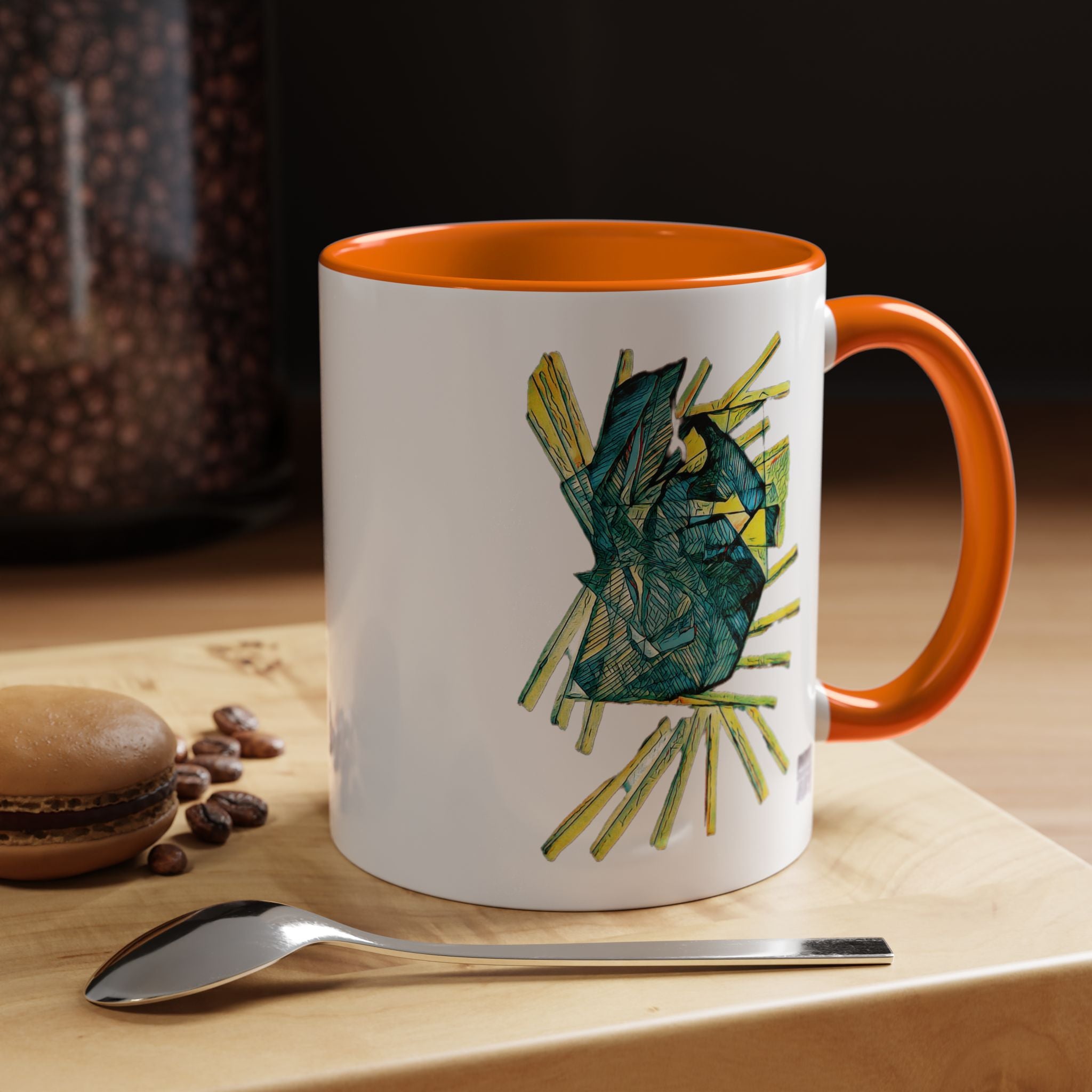 Lightspeed (Teal) Accent Coffee Mug (11oz, 15oz)