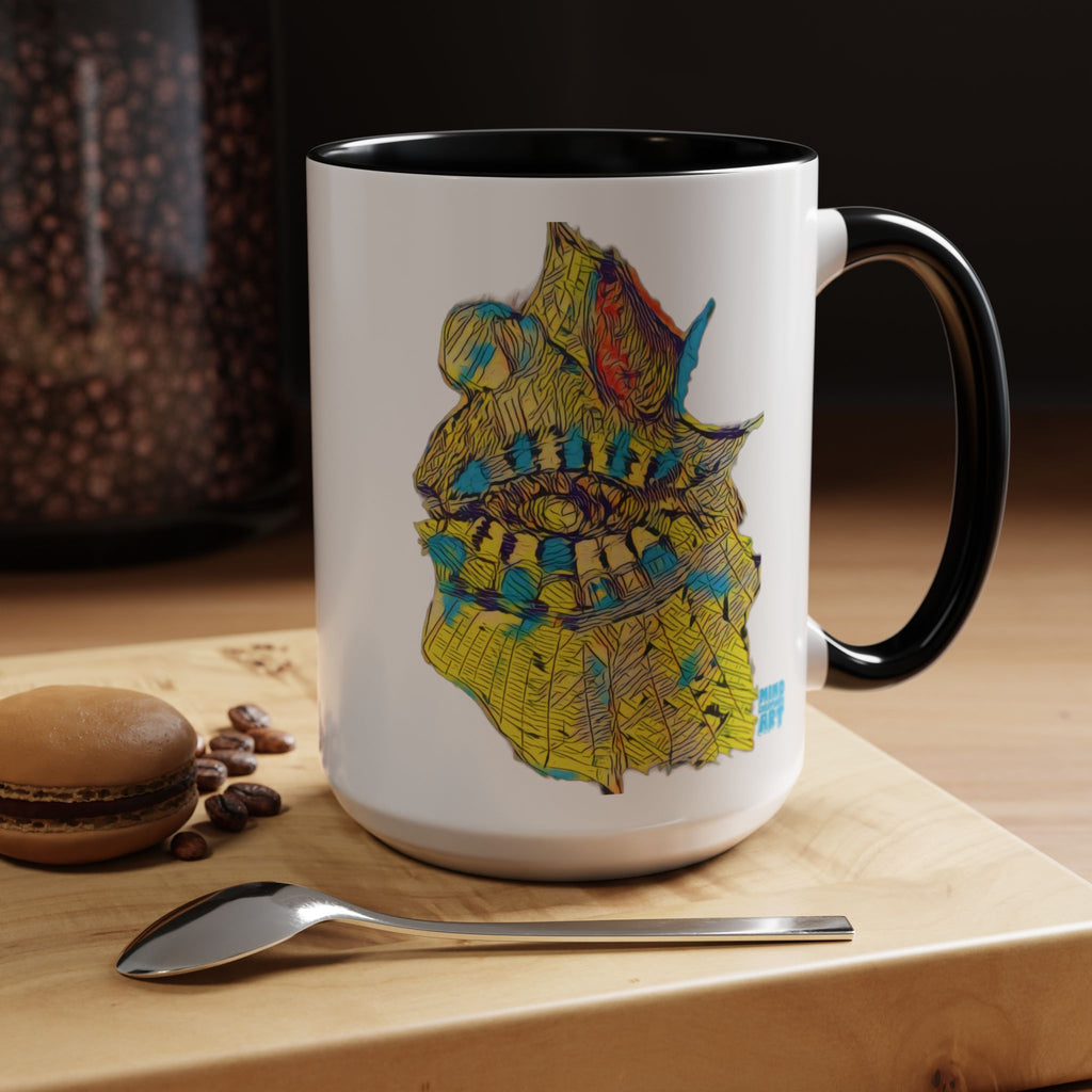 Hypnagogic (Neon) Accent Coffee Mug (11oz, 15oz)