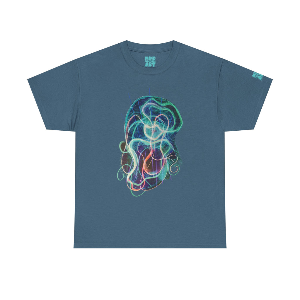 Davy Jones (Electric Teal) Unisex Heavy Cotton Tee