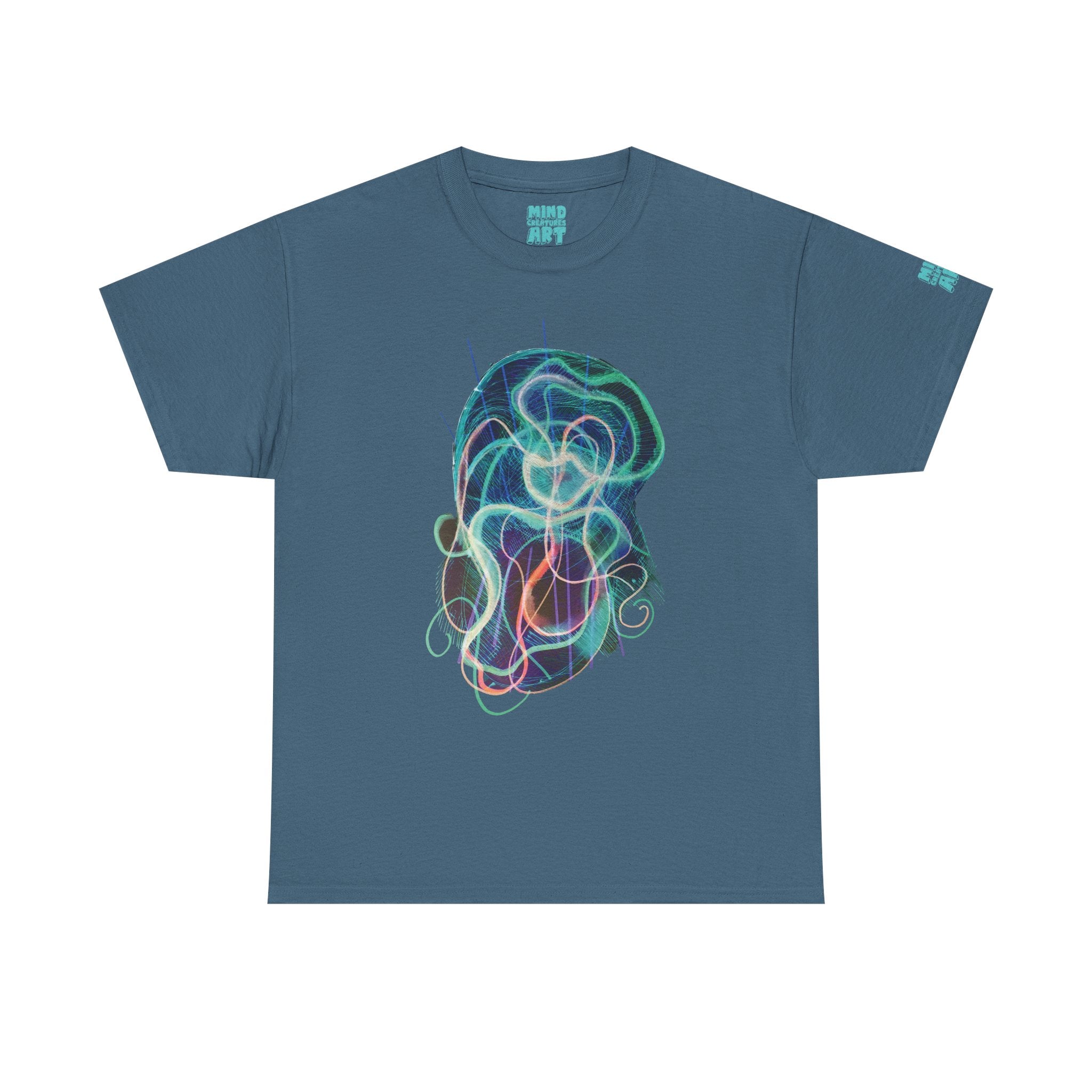 Davy Jones (Electric Teal) Unisex Heavy Cotton Tee