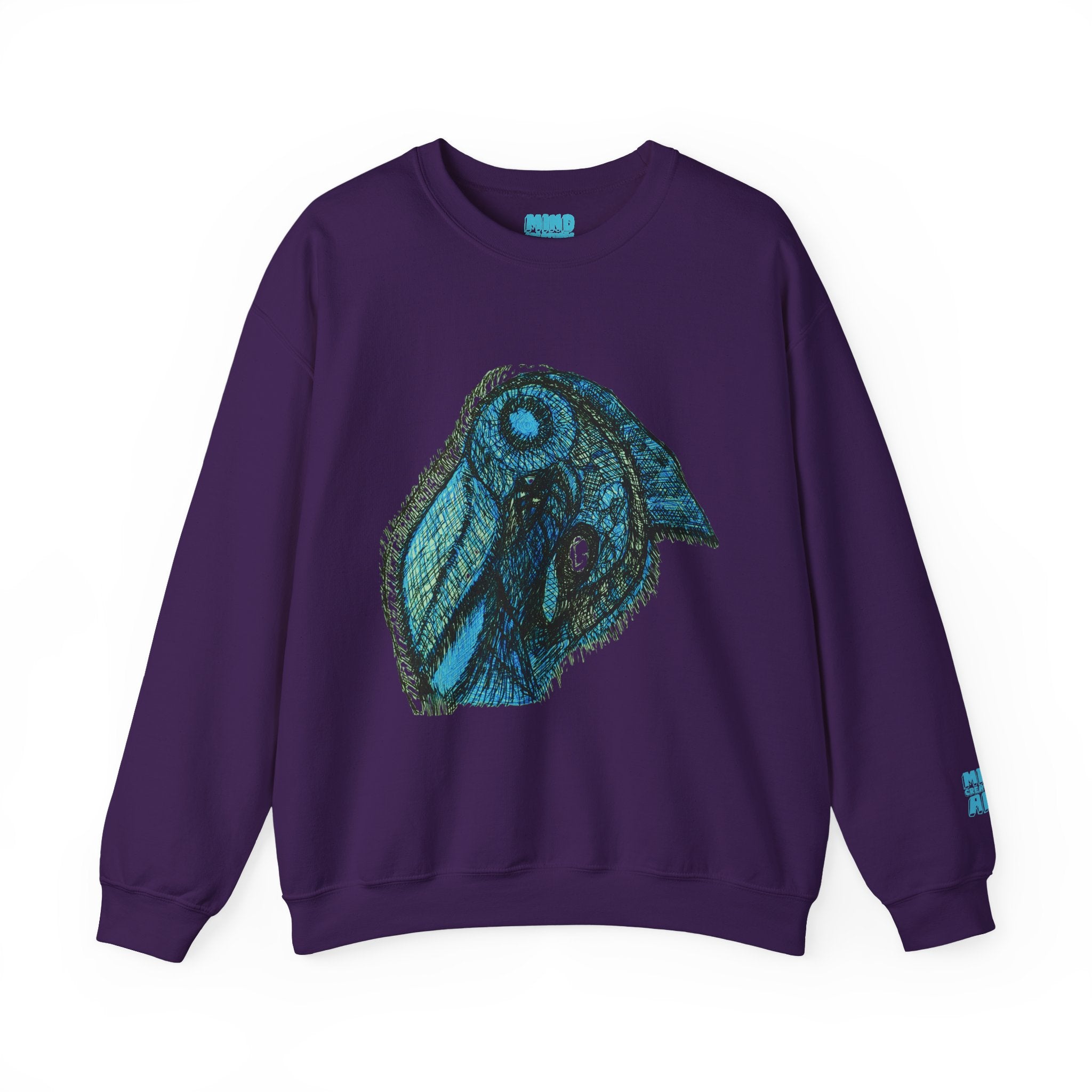 Who Are You? (Teal) Unisex Heavy Blend™ Crewneck Sweatshirt