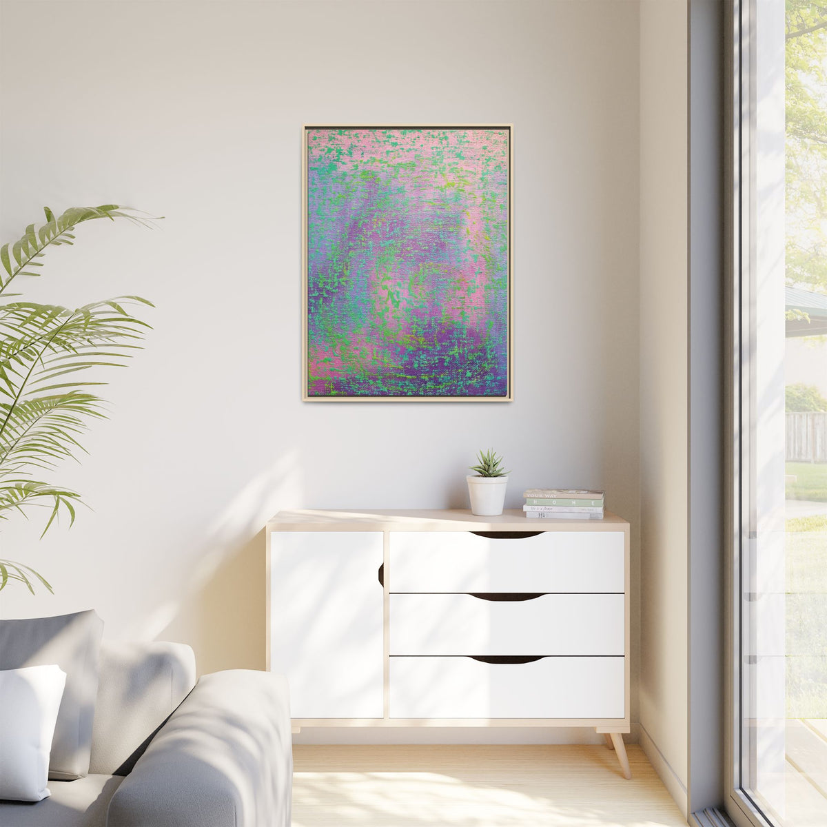 Unicorn Matte Canvas, Framed