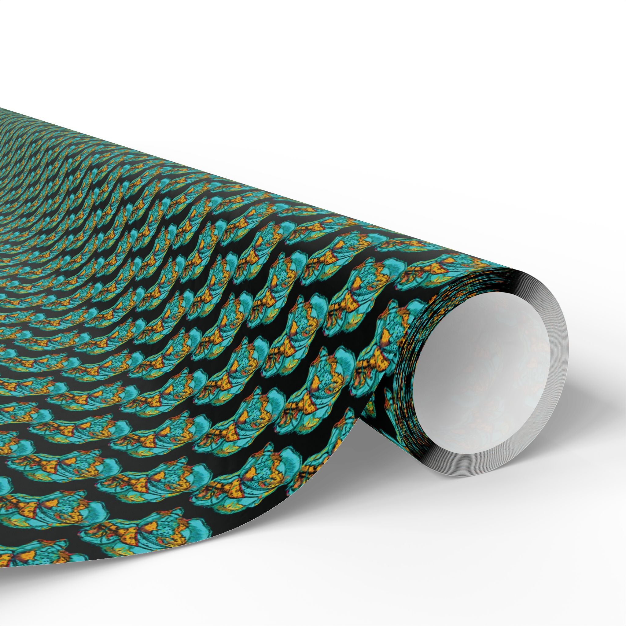 Exploration (Version 2, Black Background) Heavy Wrapping Paper