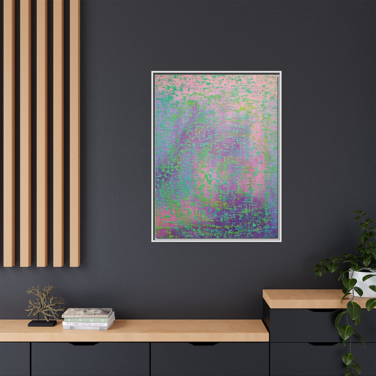 Unicorn Matte Canvas, Framed