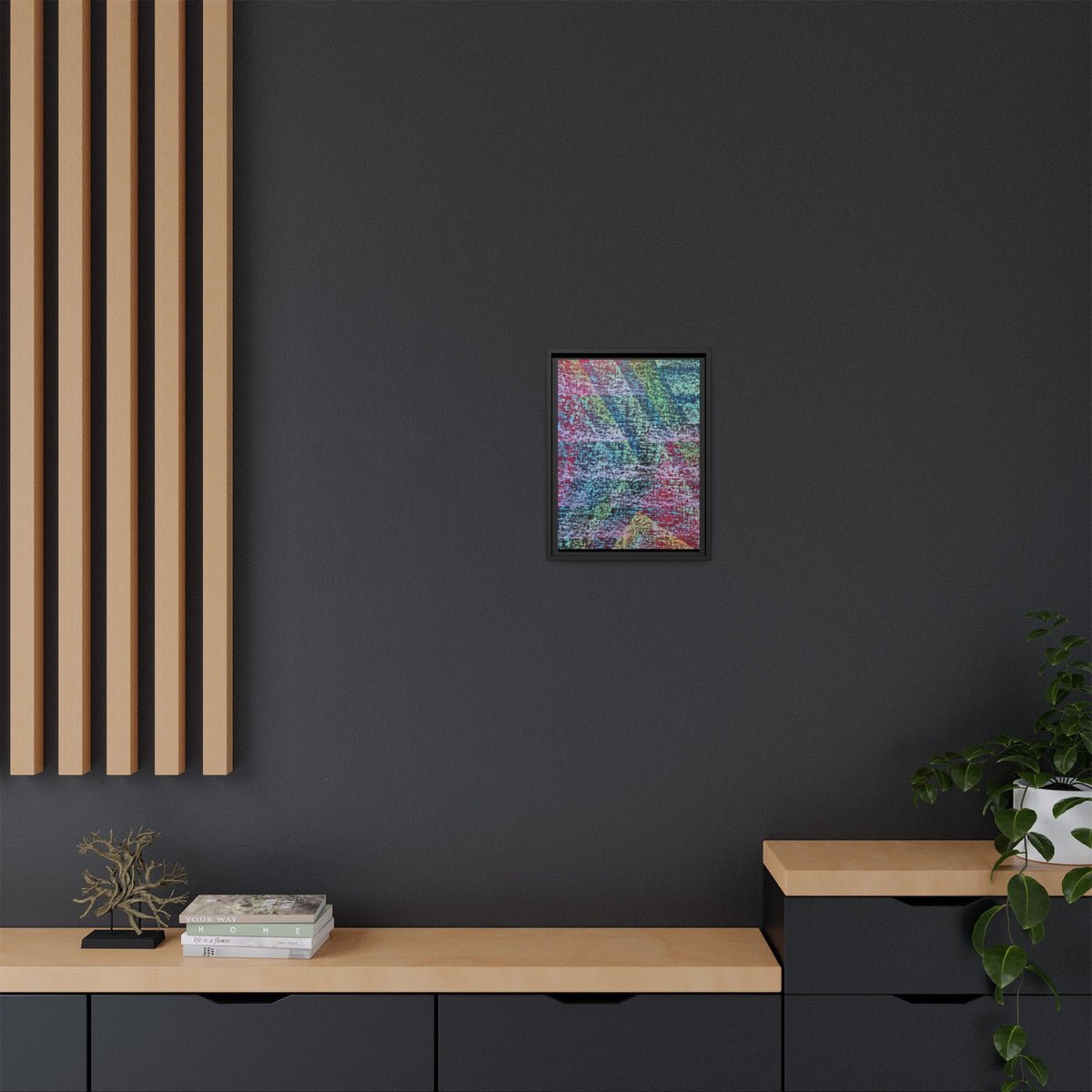 Elocution Matte Canvas, Framed