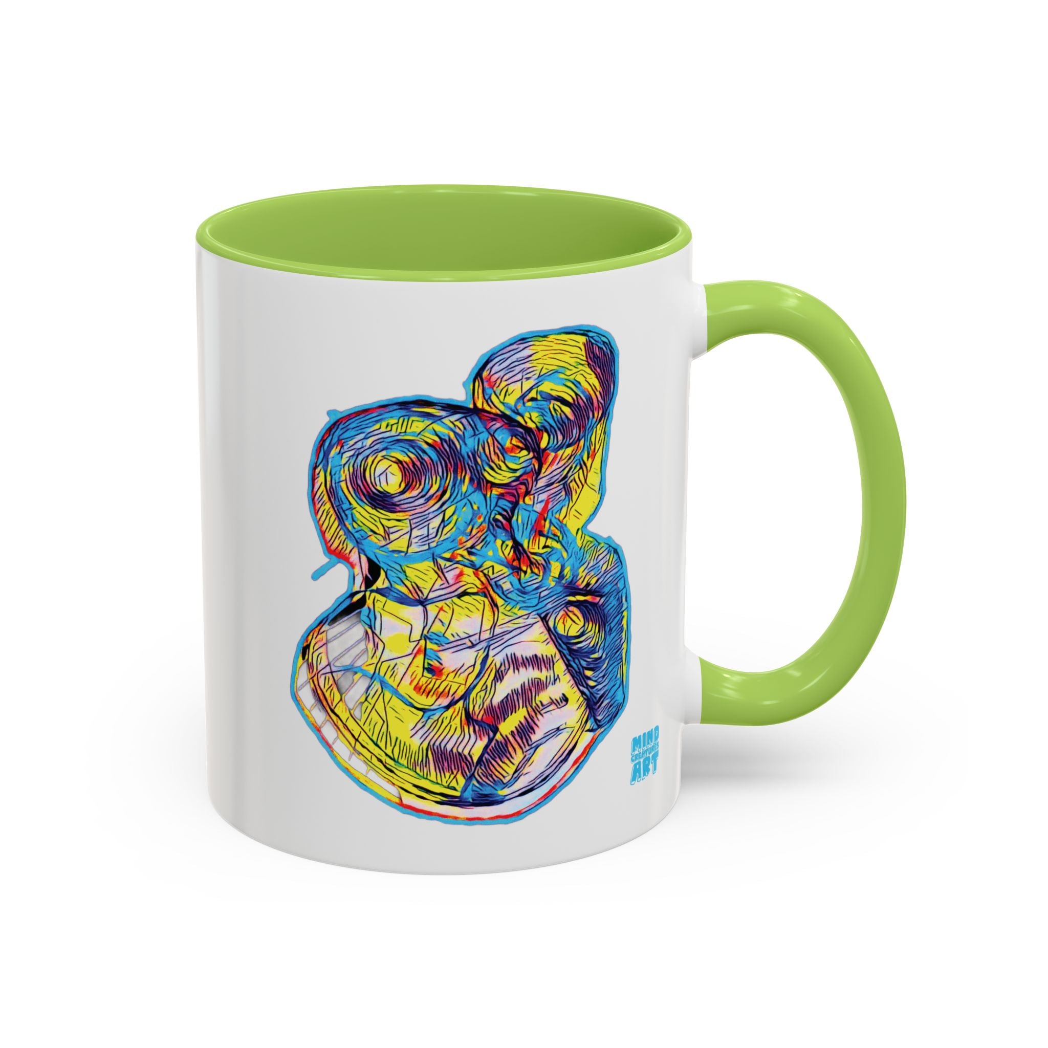 Curiosity (Neon) Accent Coffee Mug (11oz, 15oz)