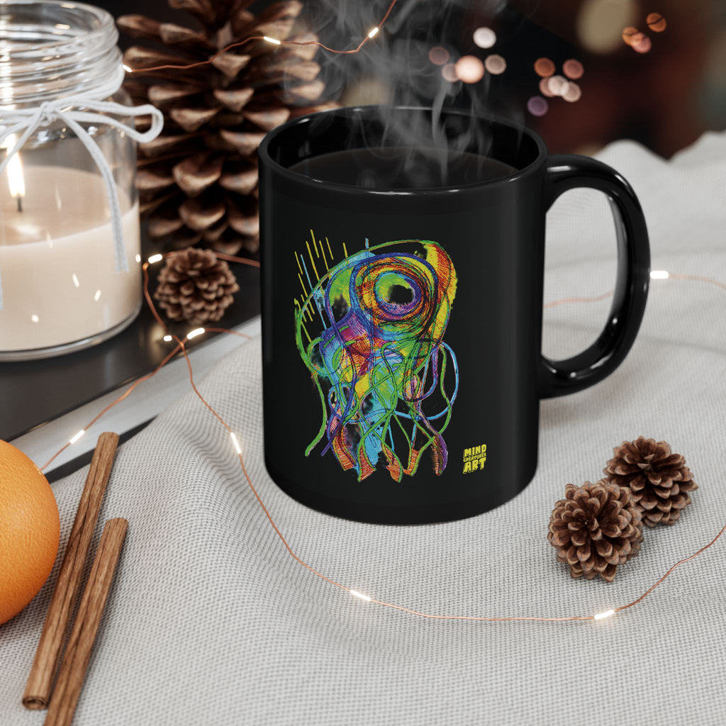 Jelly Jam Black Ceramic Mug (11oz, 15oz)