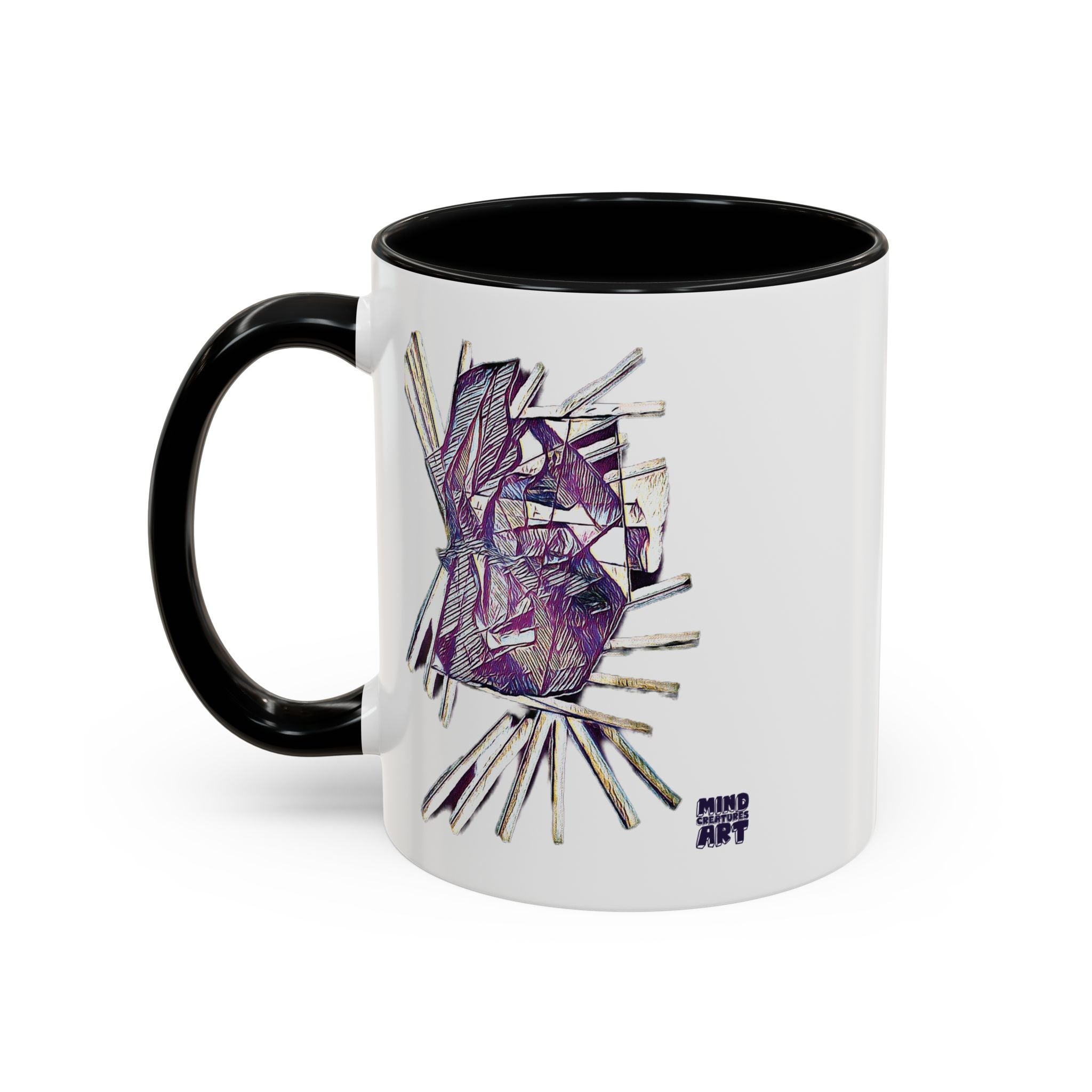 Lightspeed (Purple) Accent Coffee Mug (11oz, 15oz)