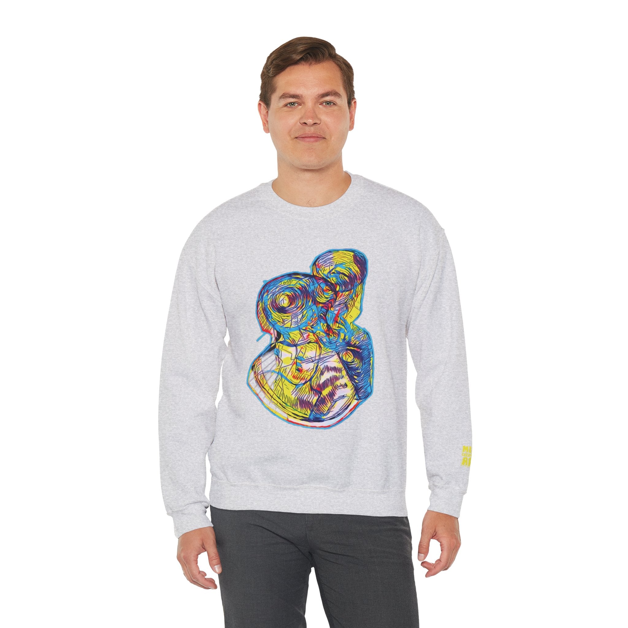 Curiosity (Neon) Unisex Heavy Blend™ Crewneck Sweatshirt