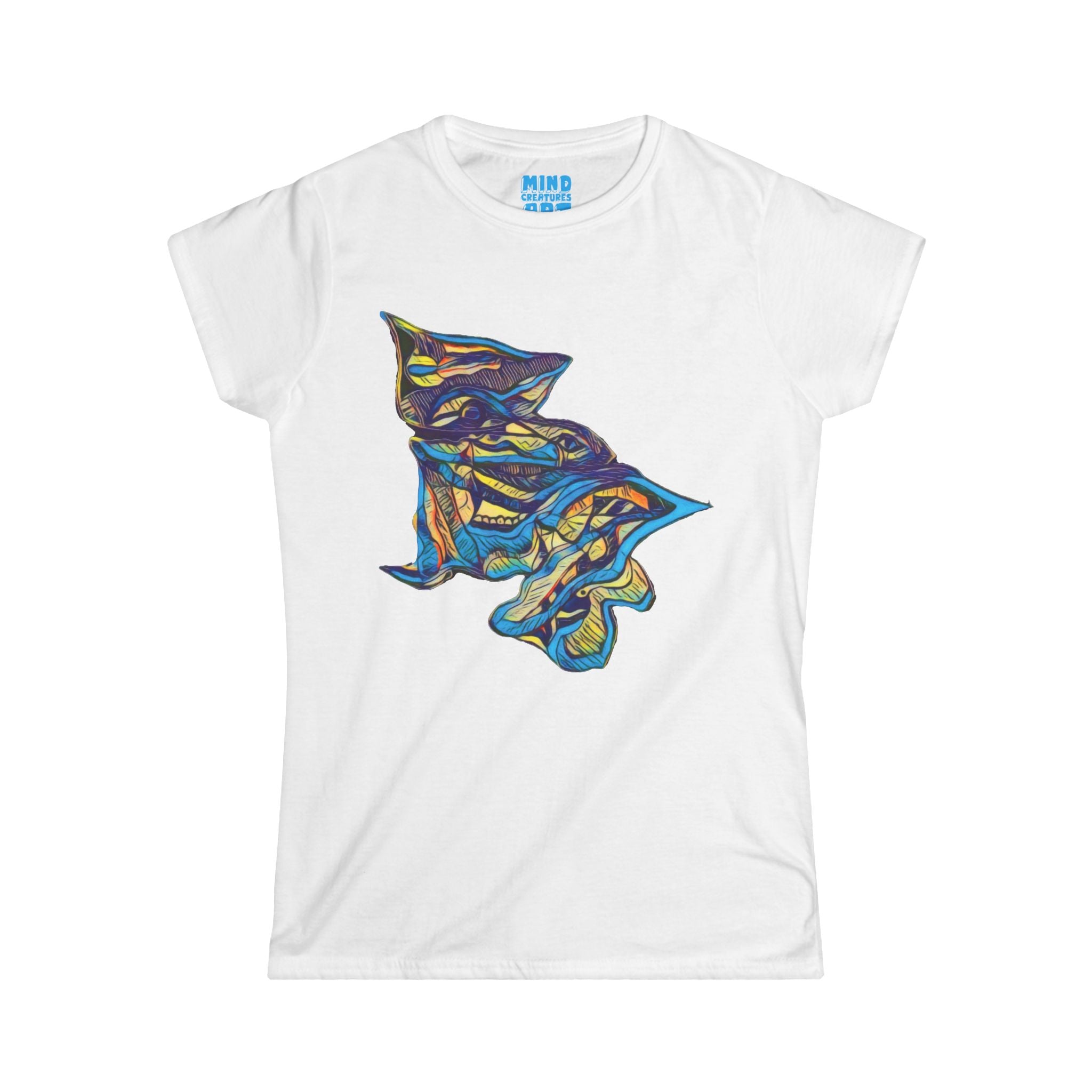 Cheshire (Blue & Yellow) Women's Softstyle Tee
