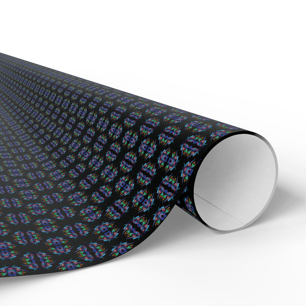 Watching (Mirror, Black Background) Heavy Wrapping Paper