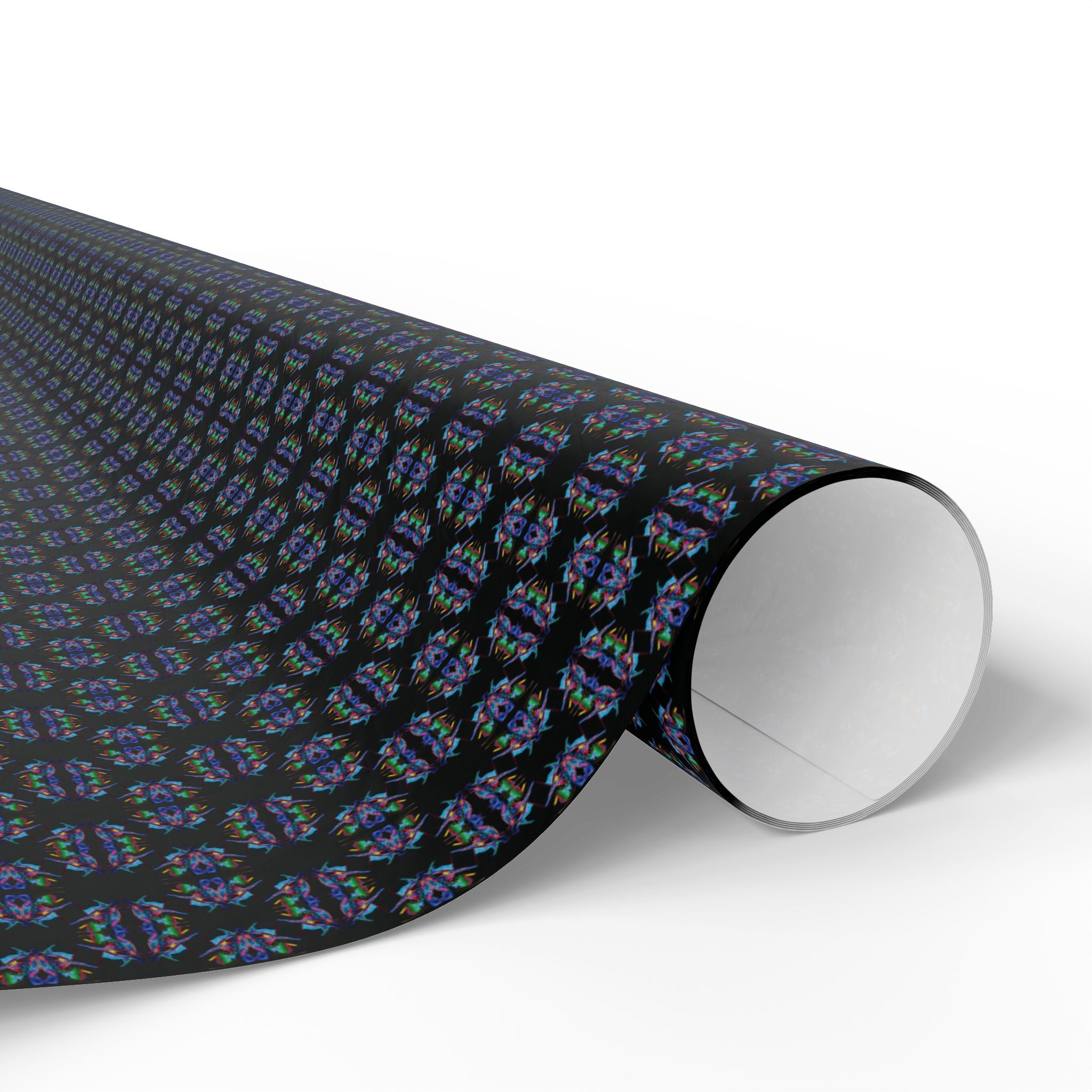 Watching (Mirror, Black Background) Heavy Wrapping Paper