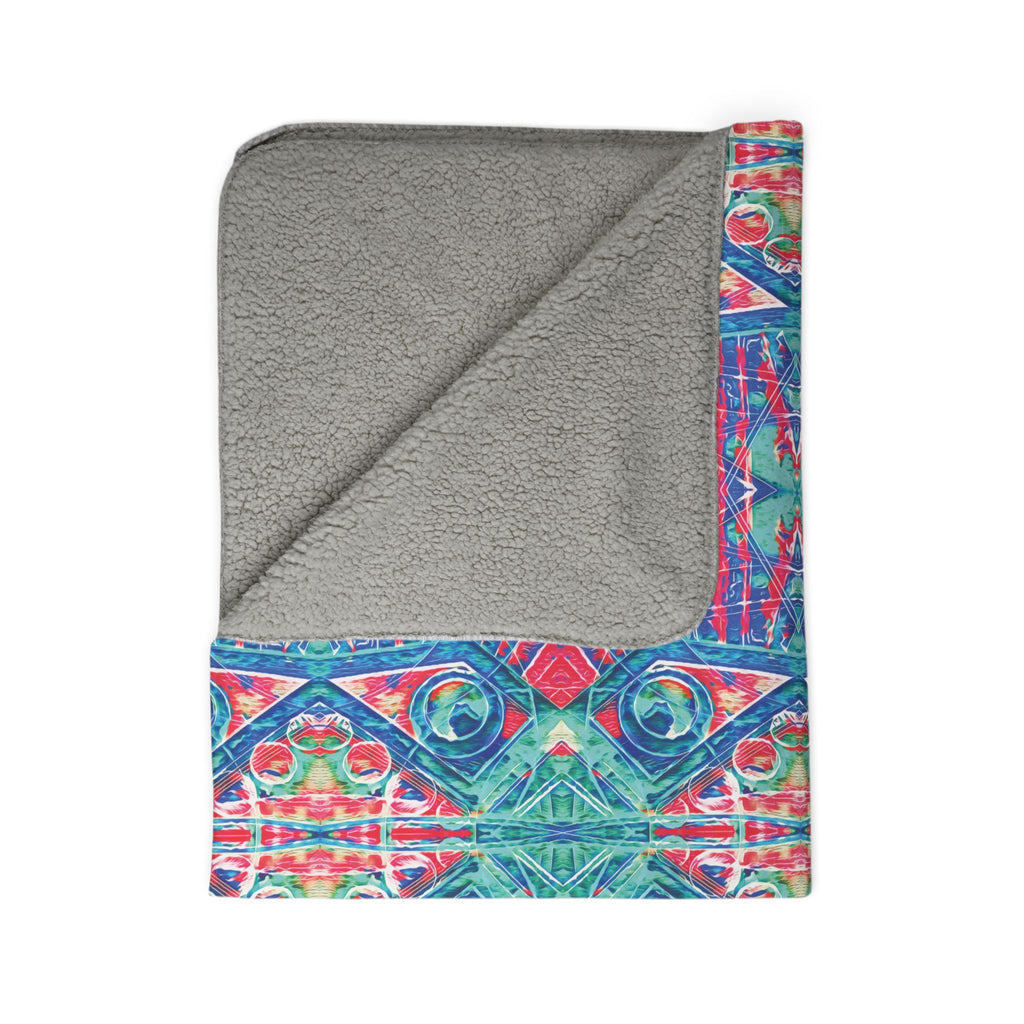 Love (Mirror, Clash) Fleece Sherpa Blanket