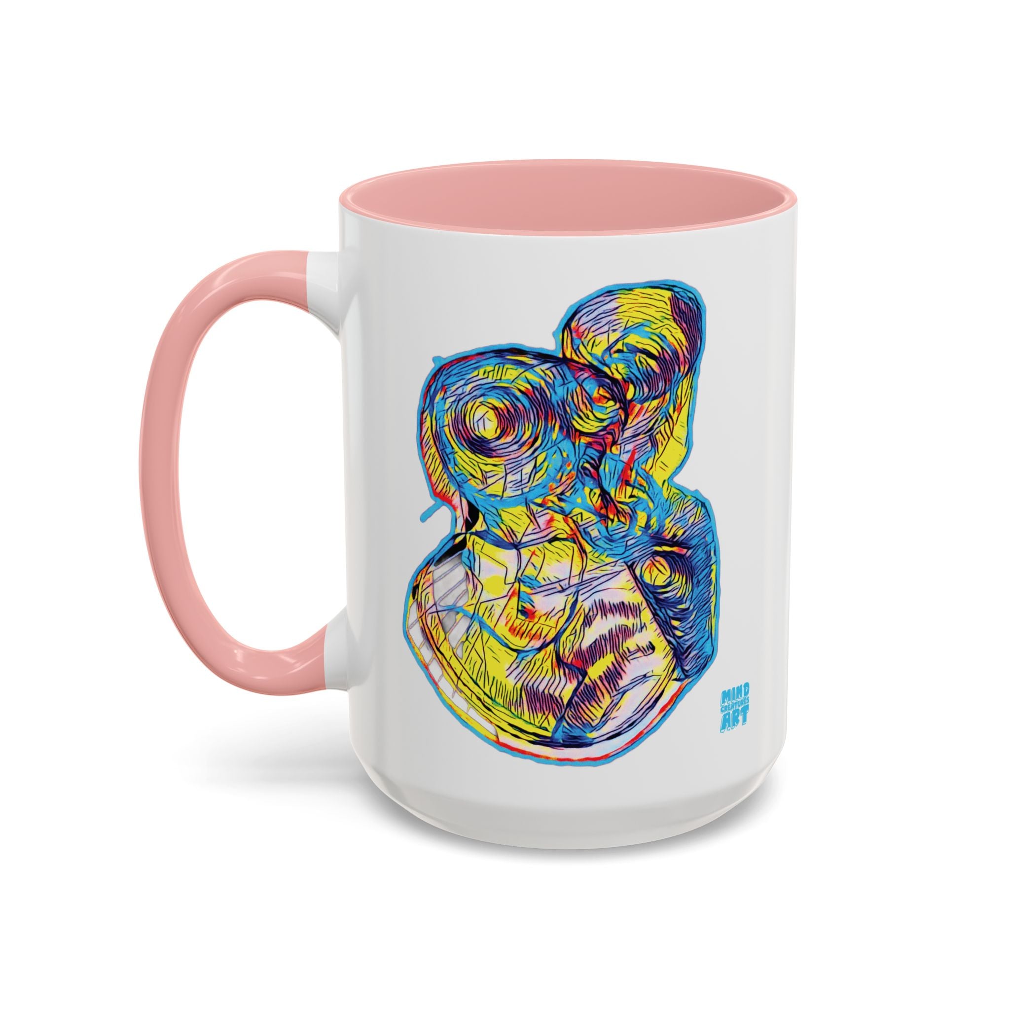 Curiosity (Neon) Accent Coffee Mug (11oz, 15oz)