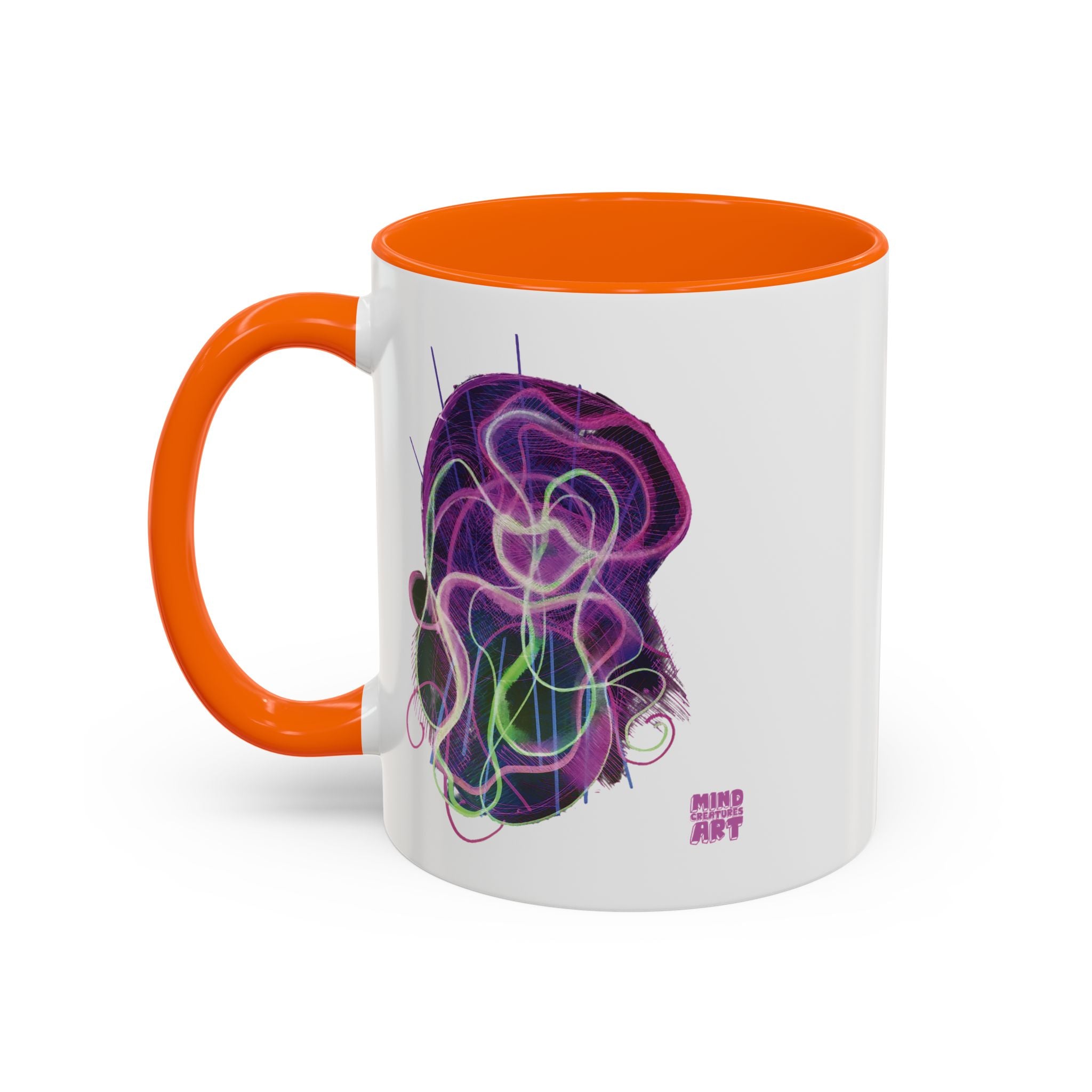 Davy Jones (Electric Purple) Accent Coffee Mug (11oz, 15oz)