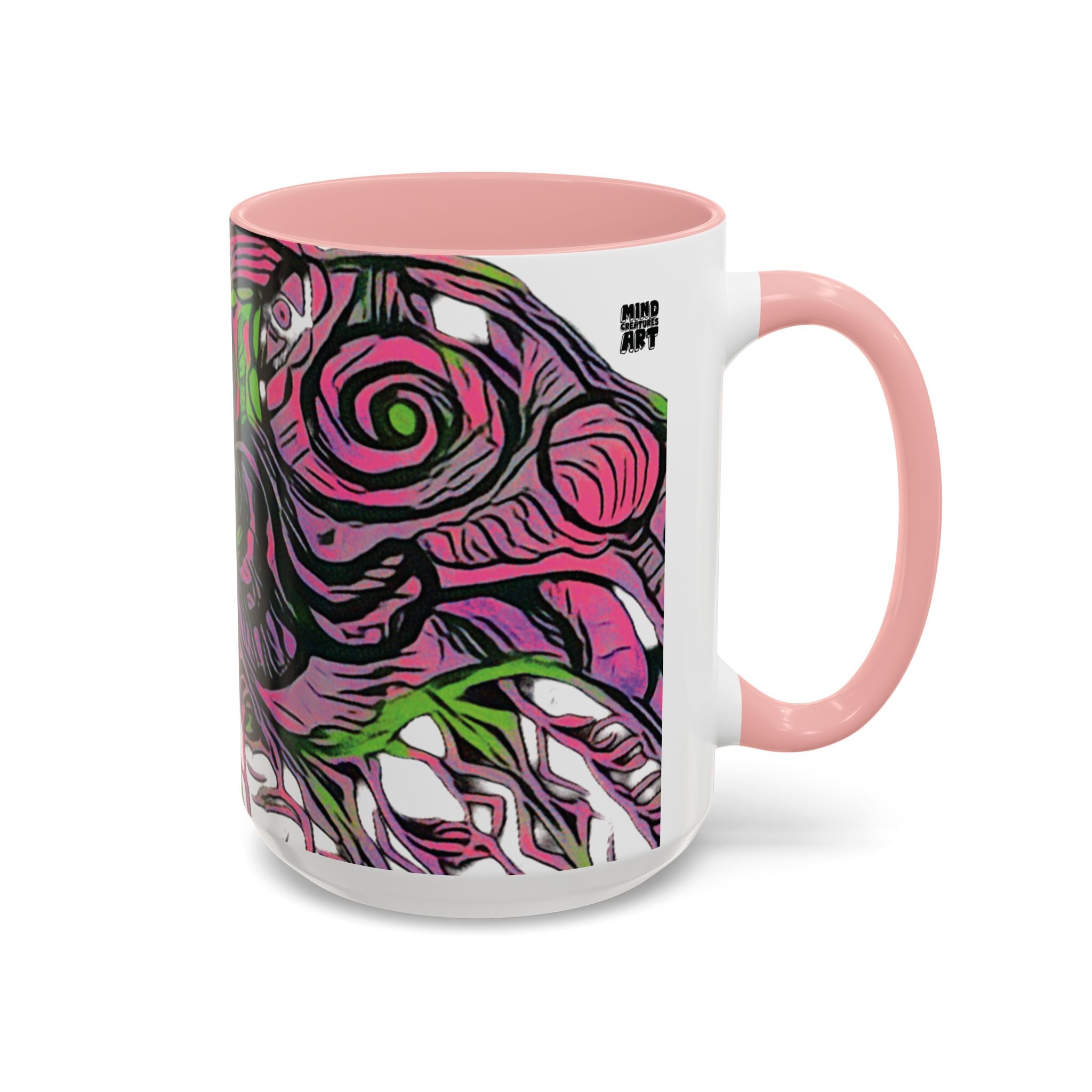 Vessel (Neon) Accent Coffee Mug (11oz, 15oz)