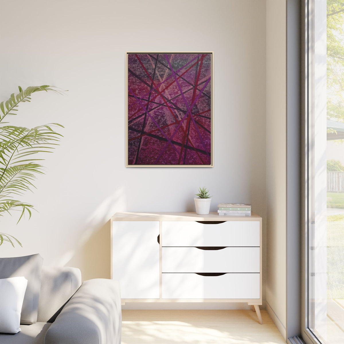 Knots Matte Canvas, Framed
