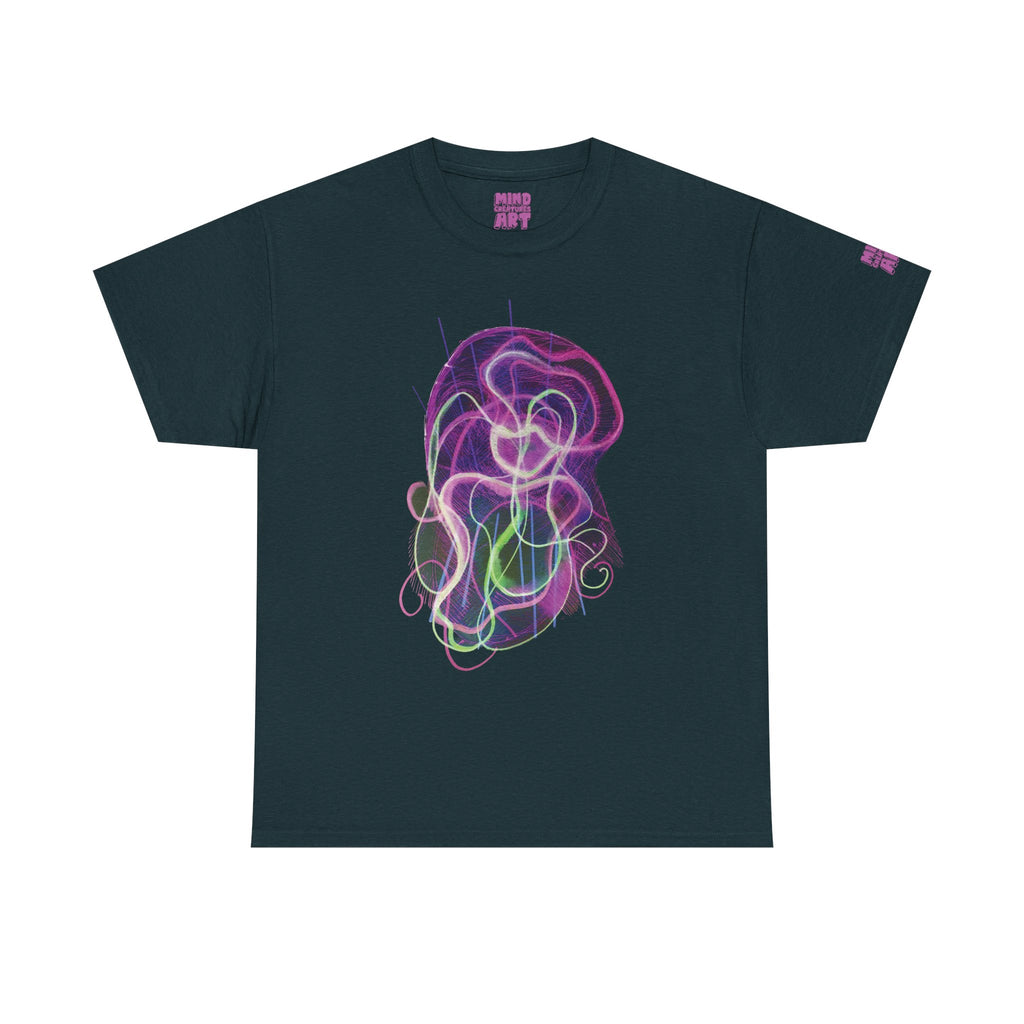 Davy Jones (Electric Purple) Unisex Heavy Cotton Tee